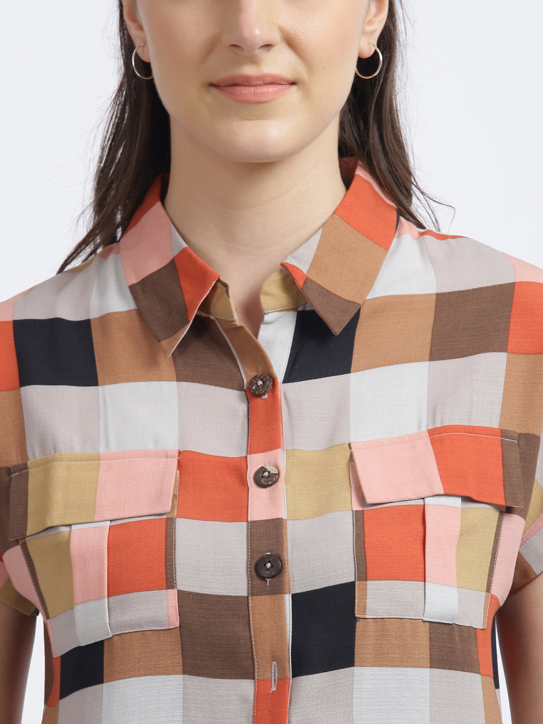 Multi Checked Regular Shirt