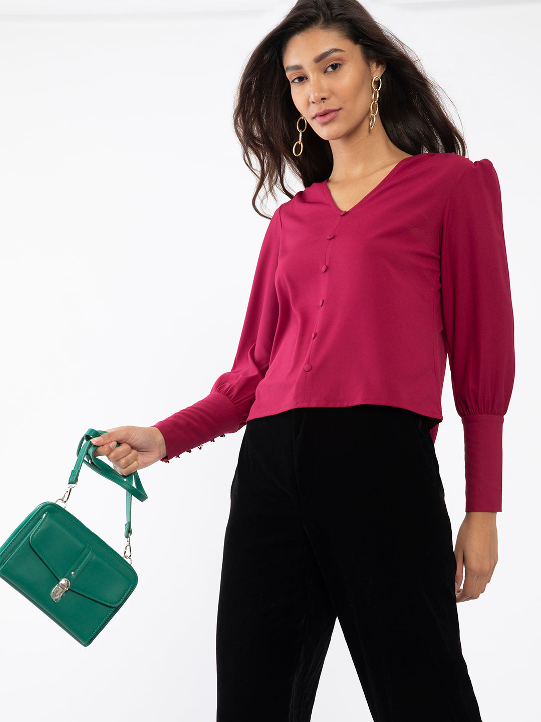 Red Solid Top