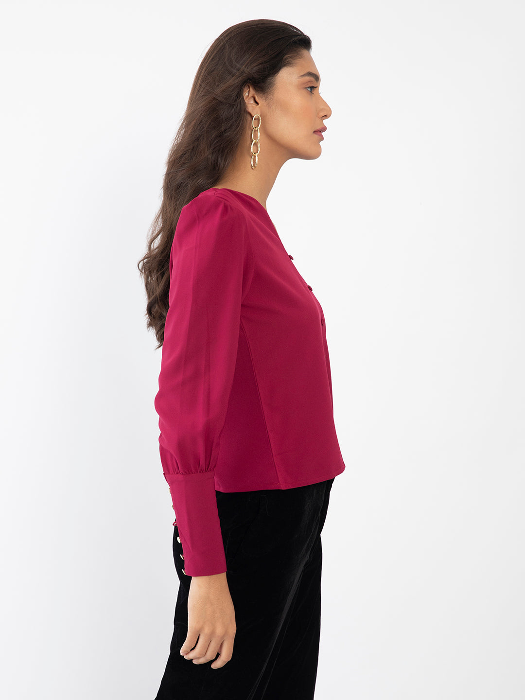 Red Solid Top
