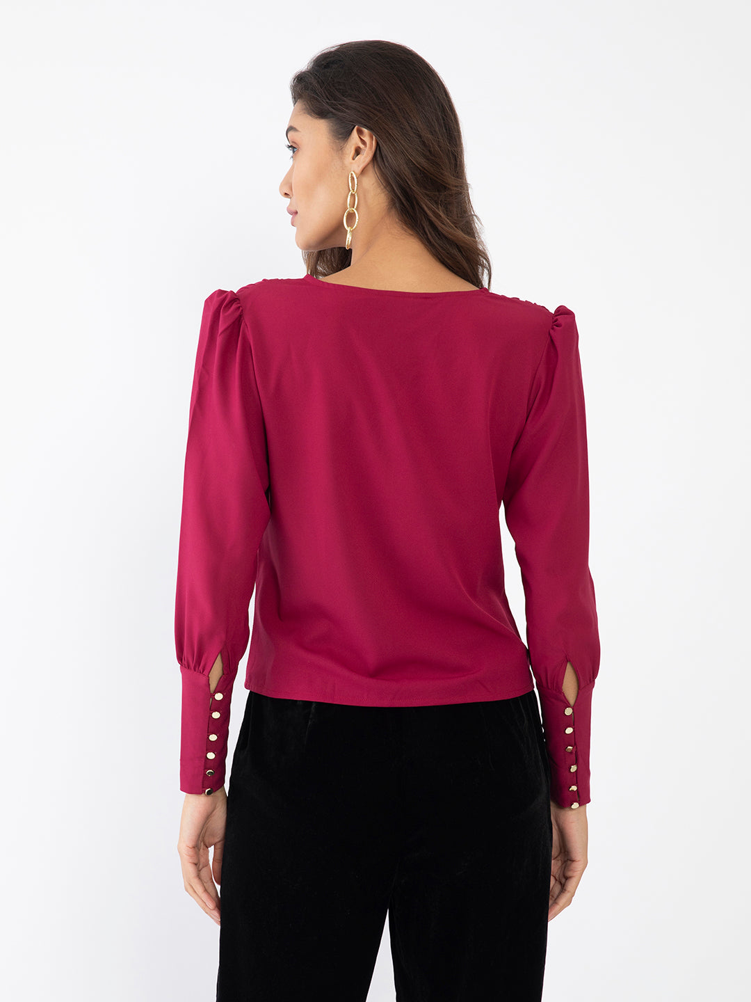 Red Solid Top