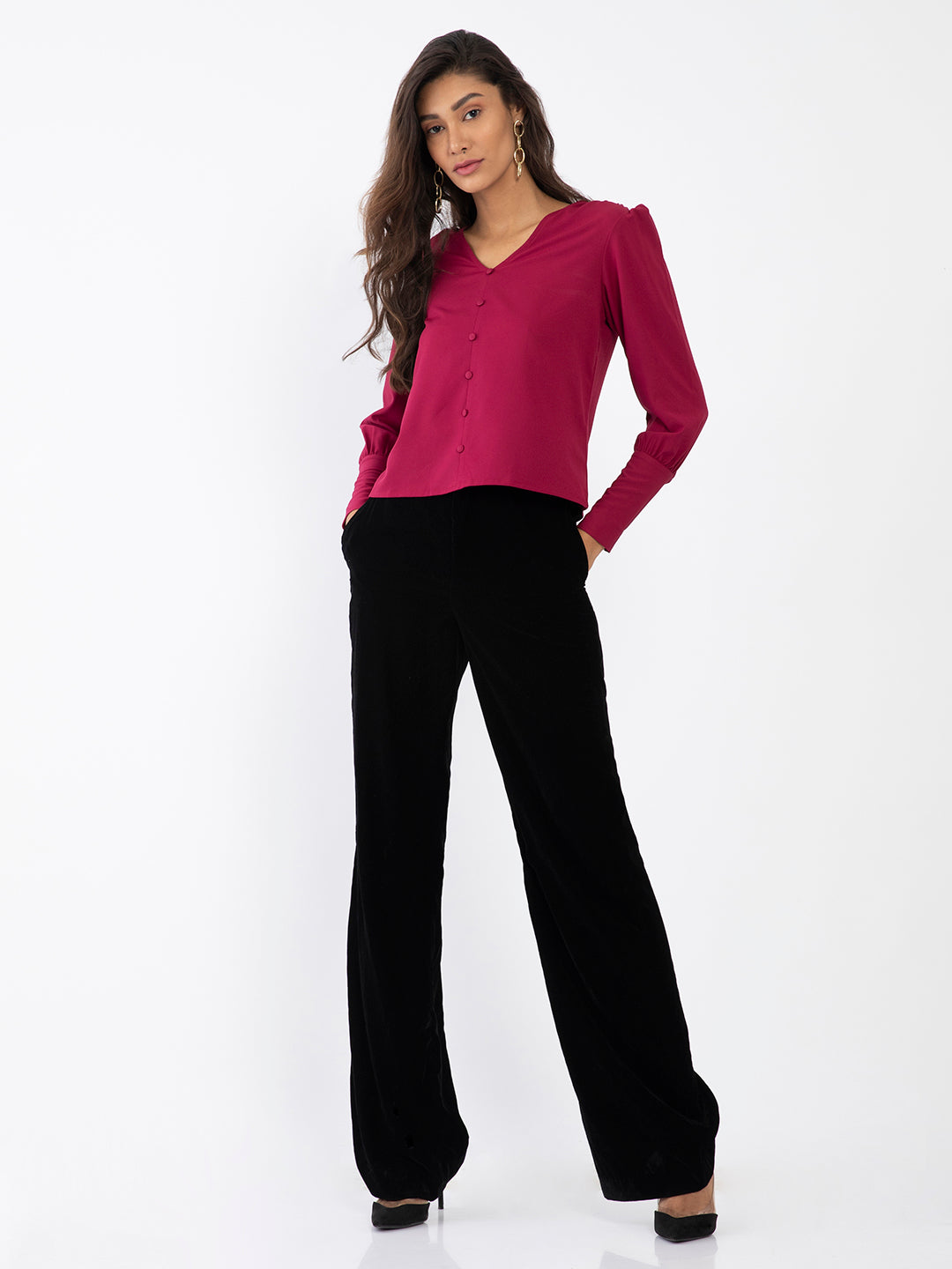 Red Solid Top