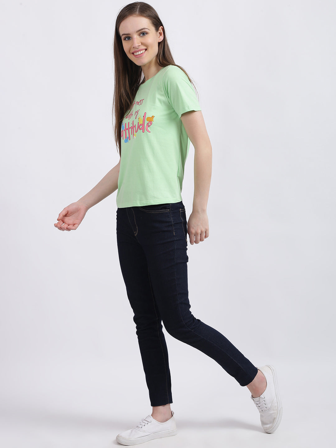 Green Graphic Regular T-Shirt