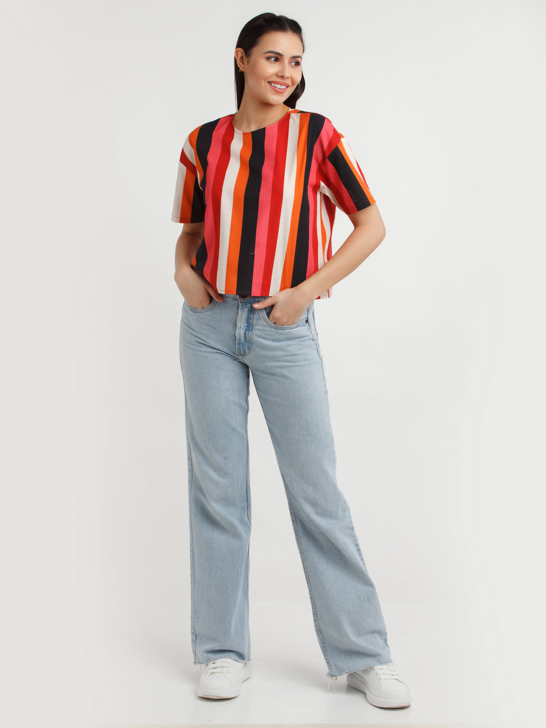 Multi Color Printed Top