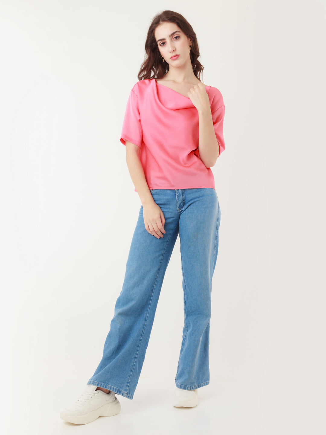 Coral Solid Regular Top