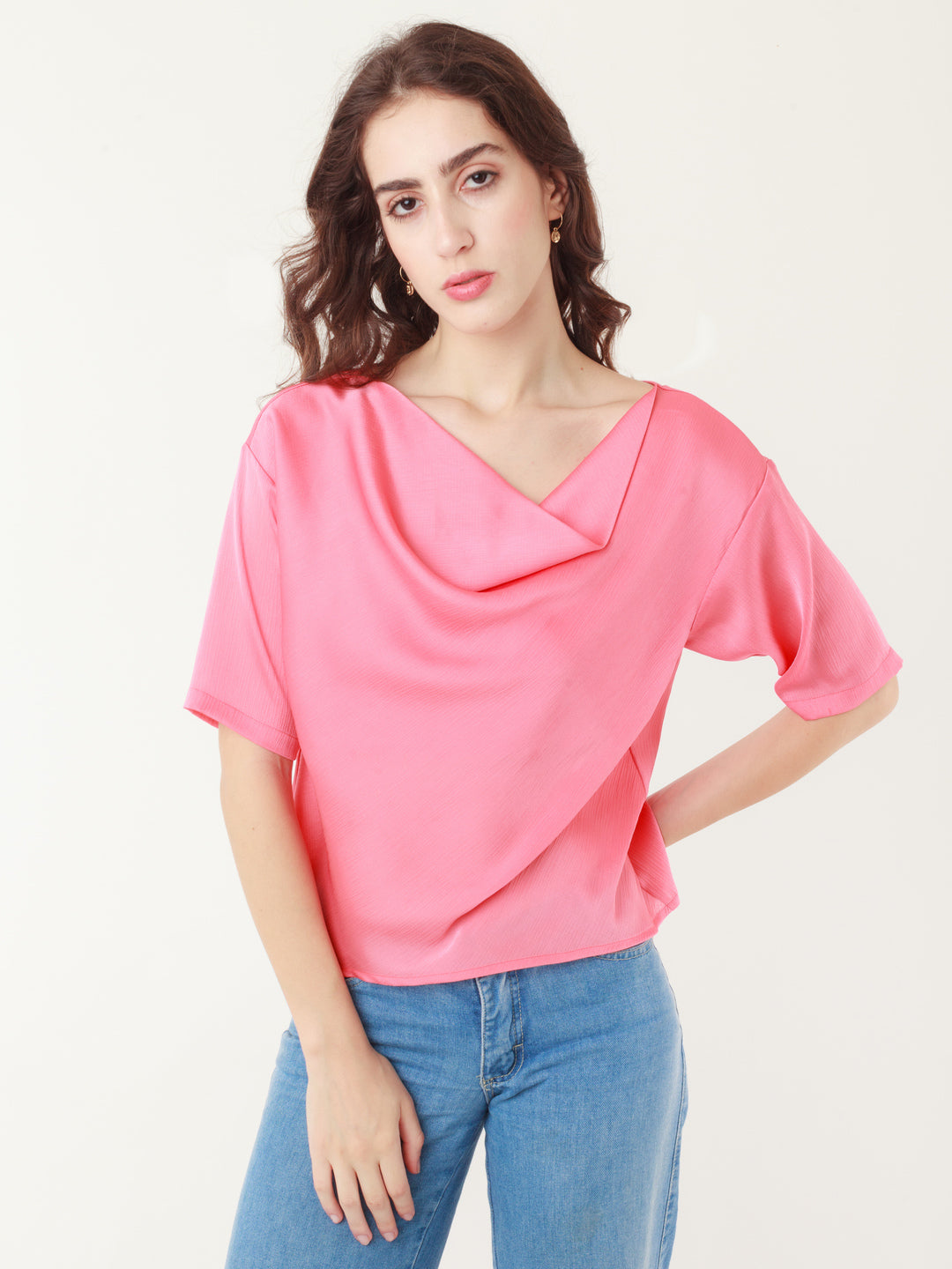 Coral Solid Regular Top
