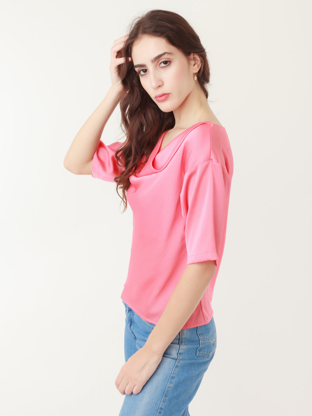 Coral Solid Regular Top