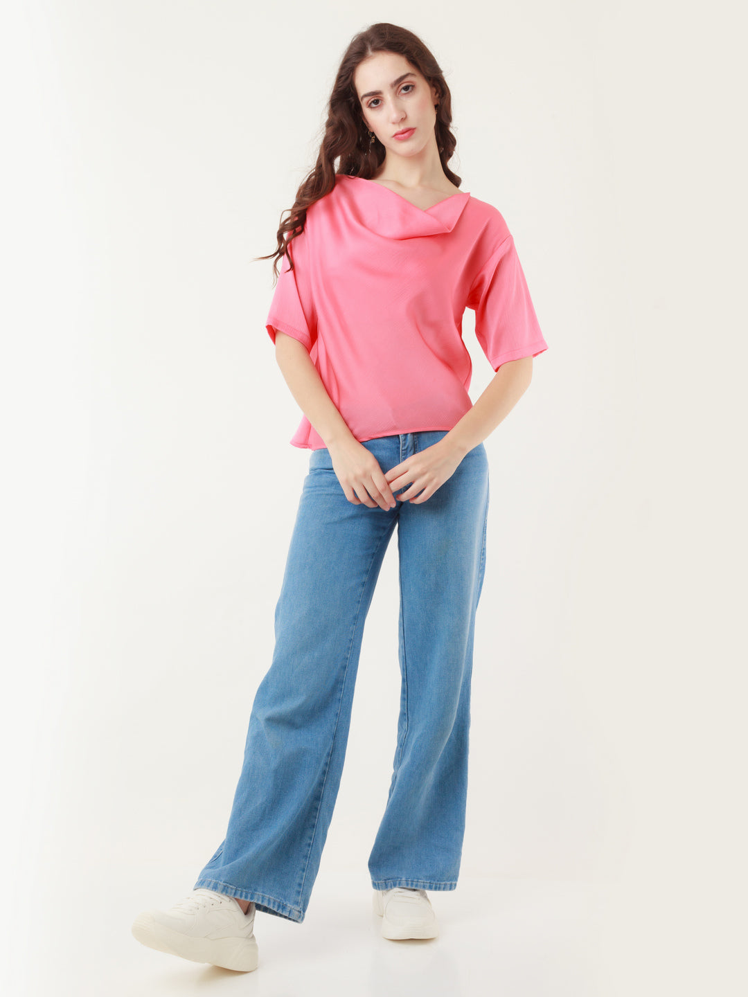 Coral Solid Regular Top