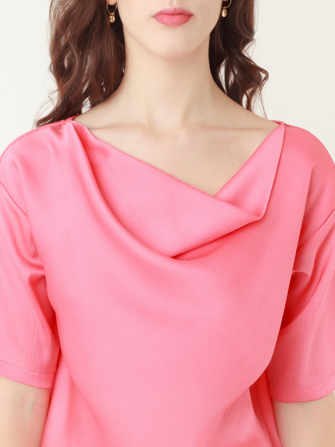 Coral Solid Regular Top