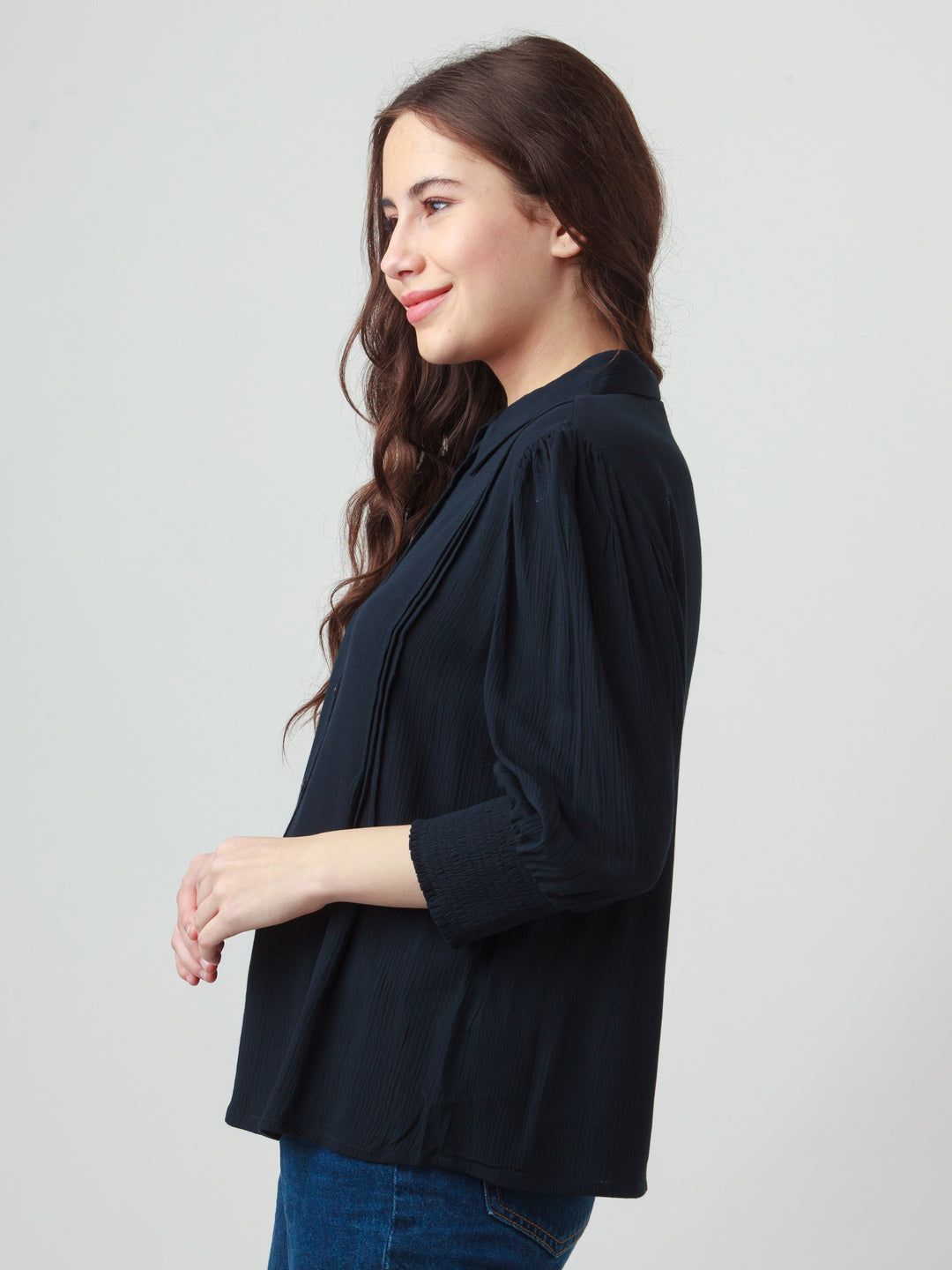 Black Solid Shirt