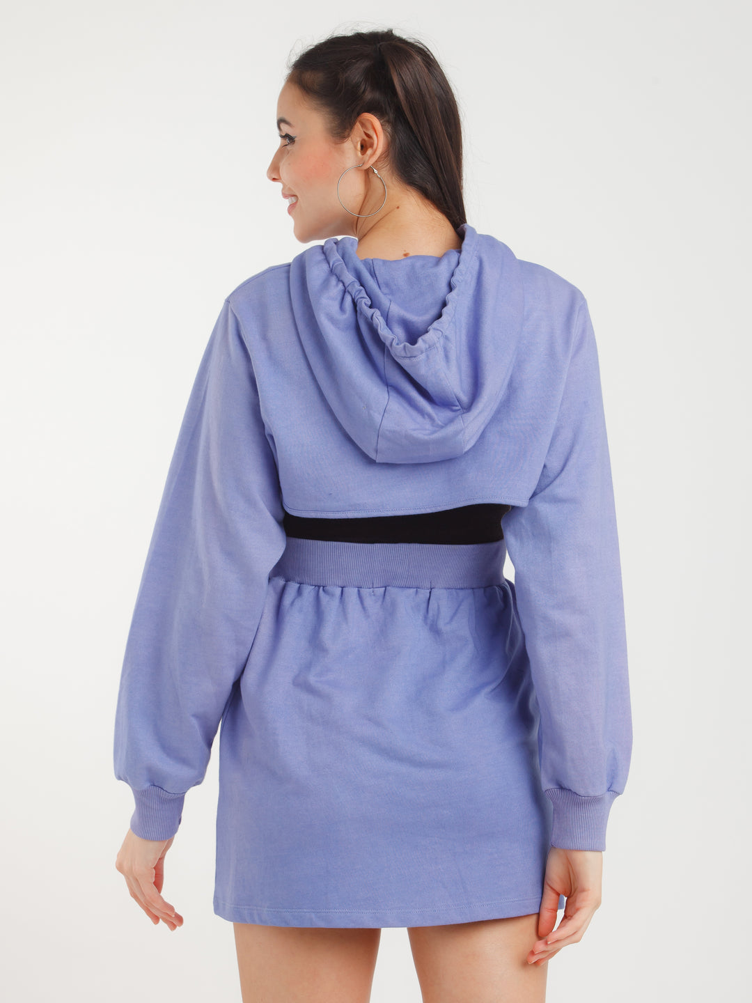 Purple Solid Co-ord Set