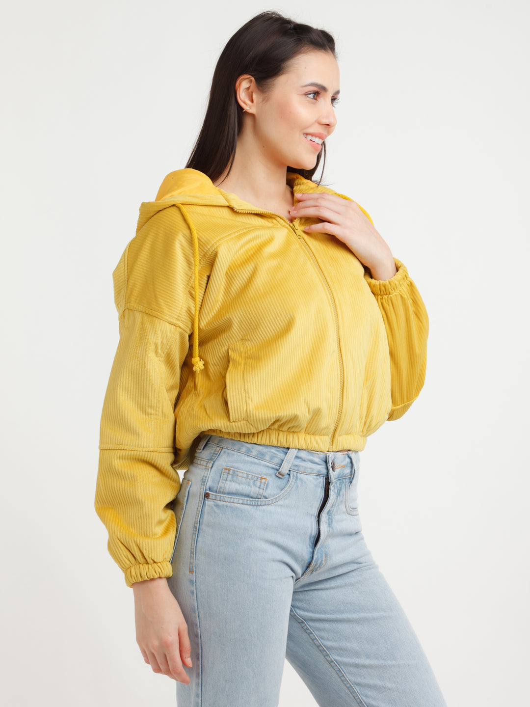 Yellow Solid Jacket