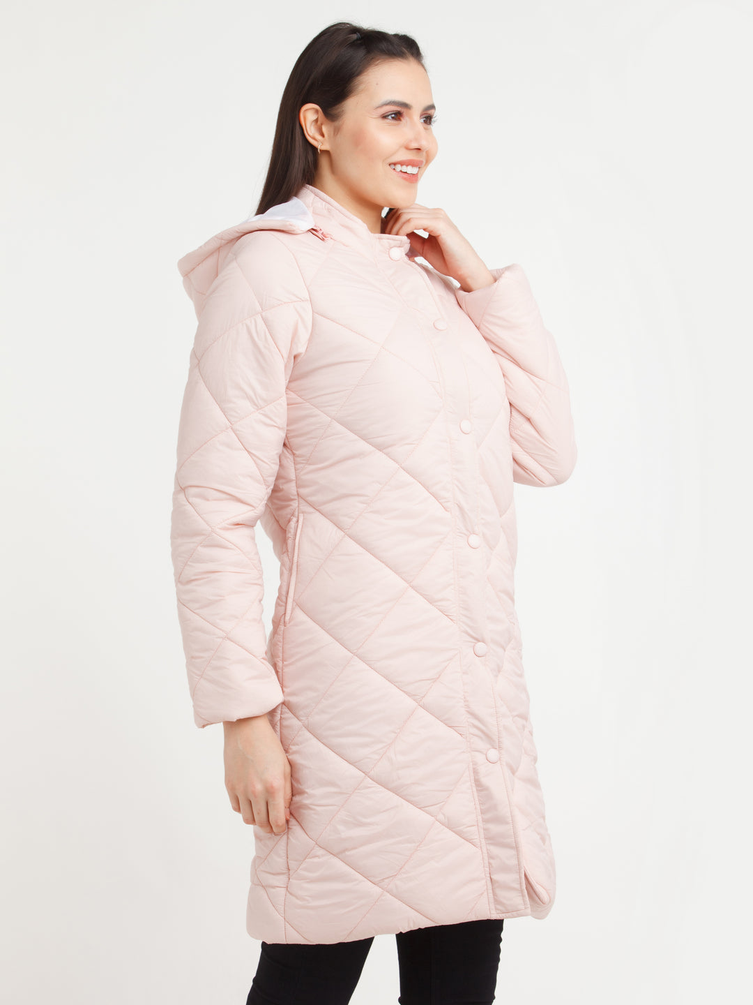 Pink Solid Coat