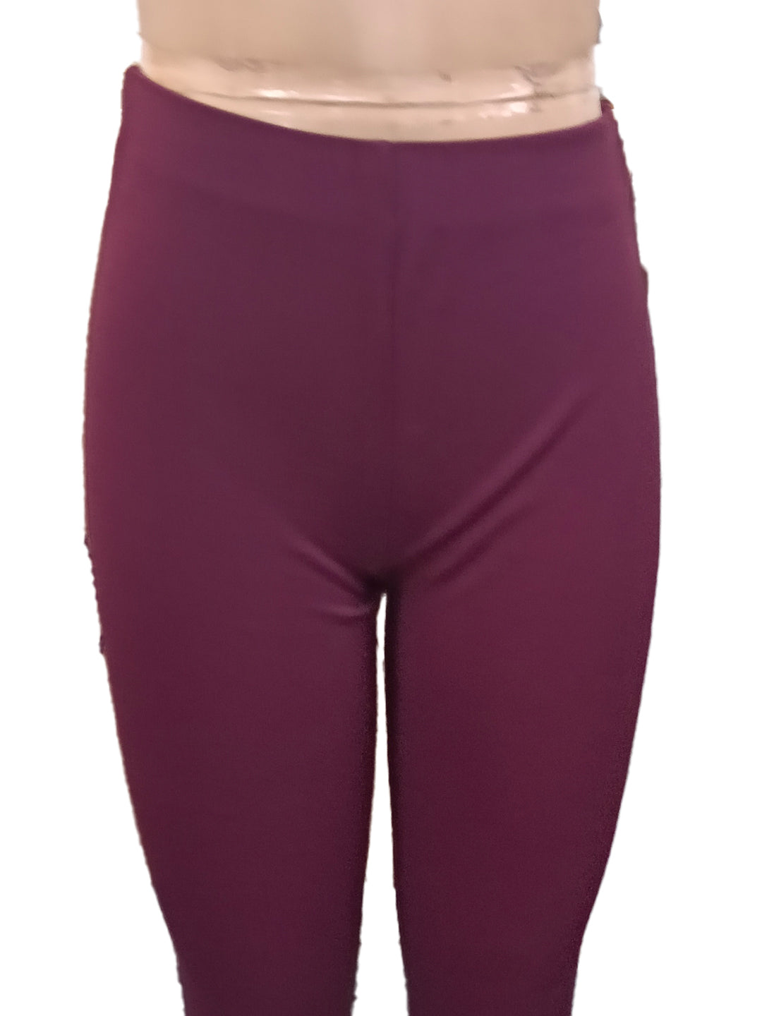 WINE Solid Fitted  trouser