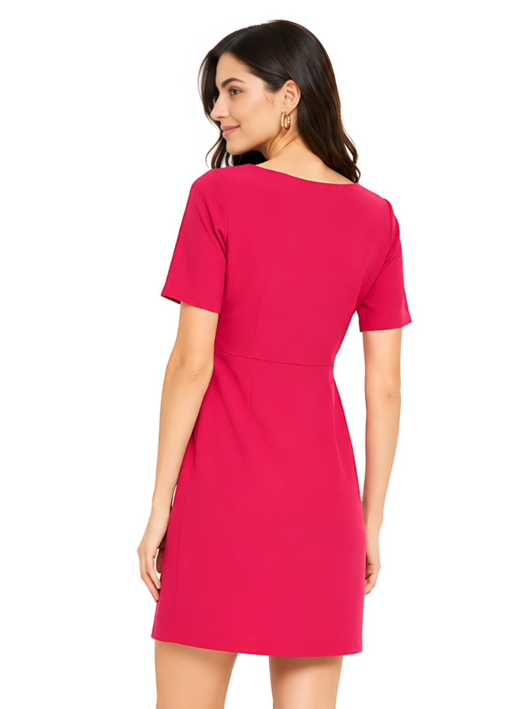 Pink Embellished Short Dress