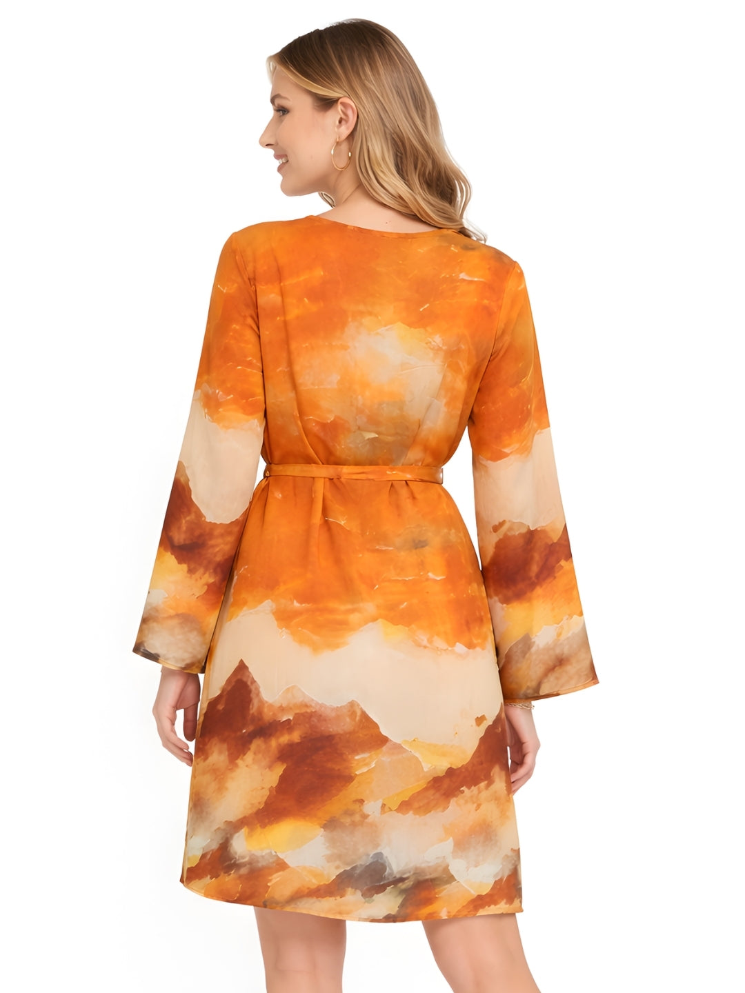 Zink London Women's Multi Abstract Mini Dress