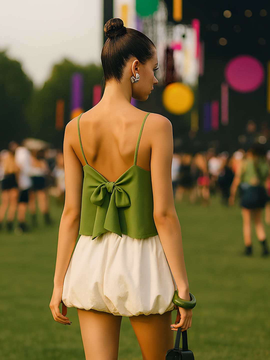 Teal Solid Sleeveless Top