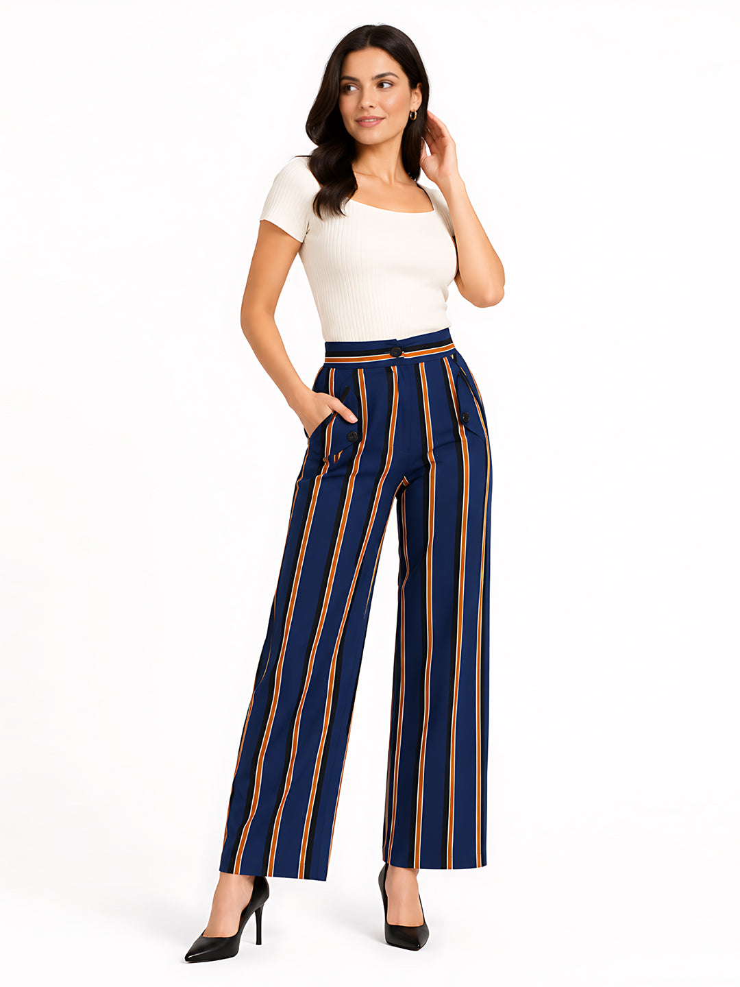 Blue Printed Palazzo