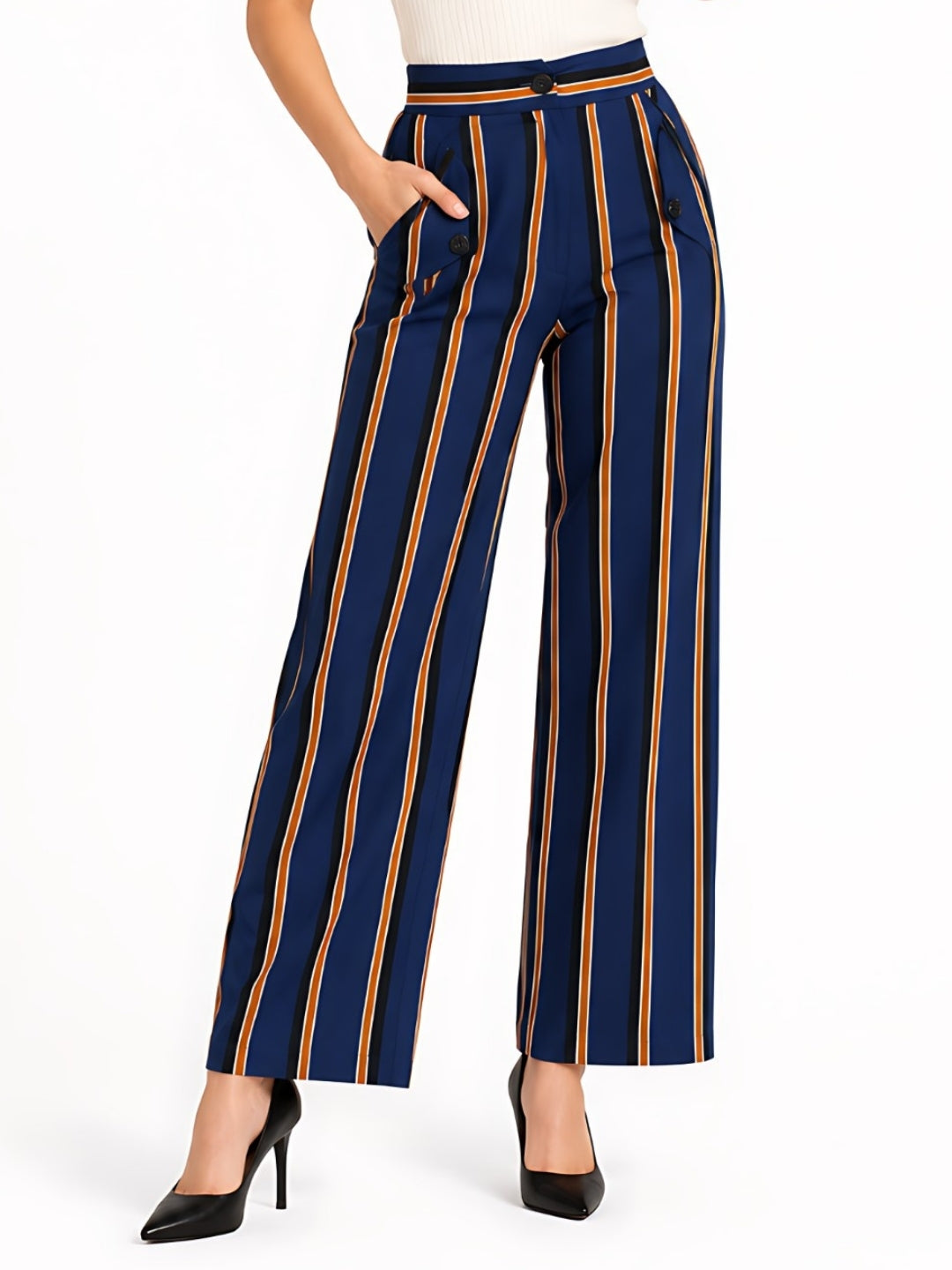 Blue Printed Palazzo