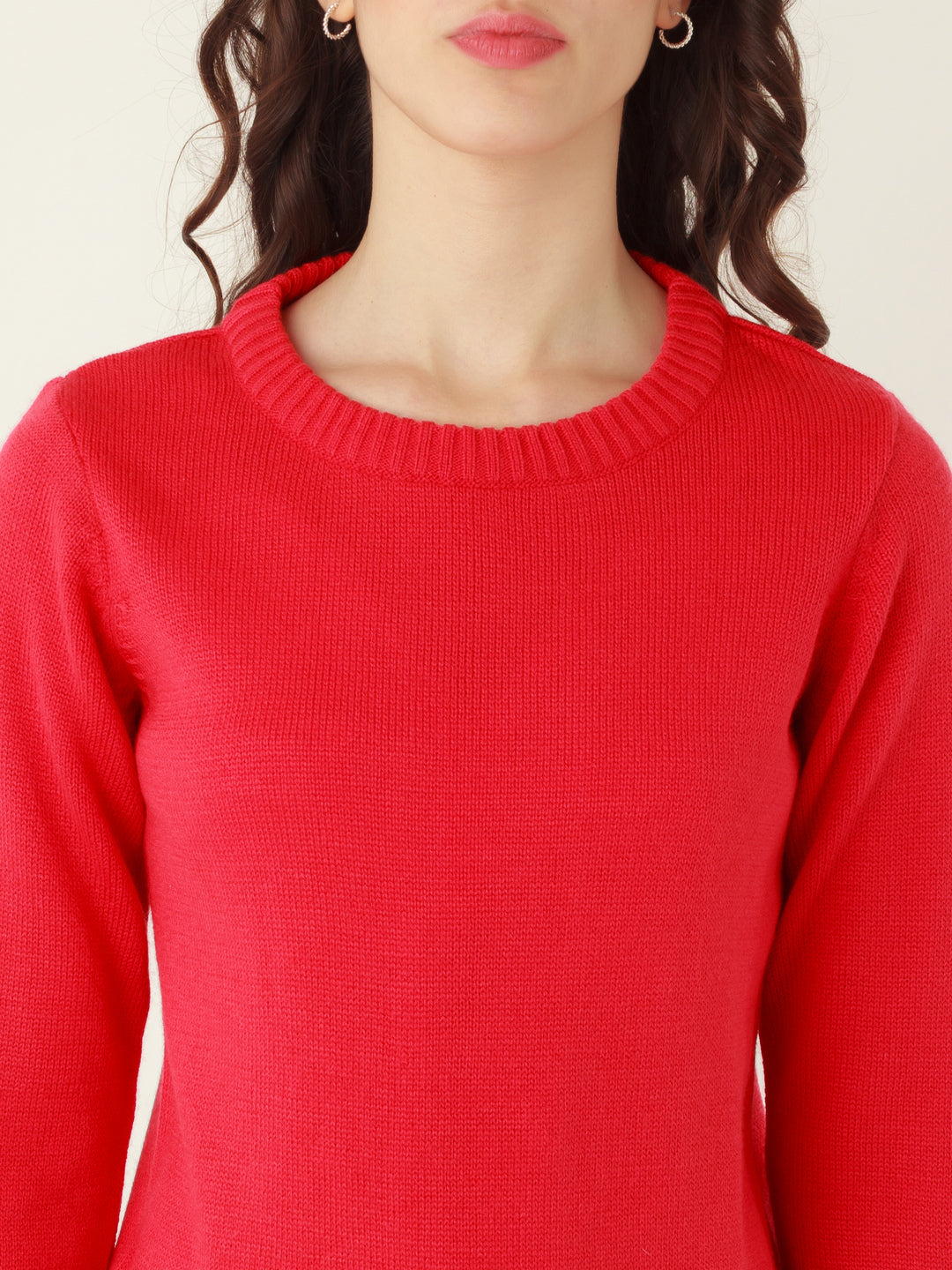 Multicolored Solid Sweater