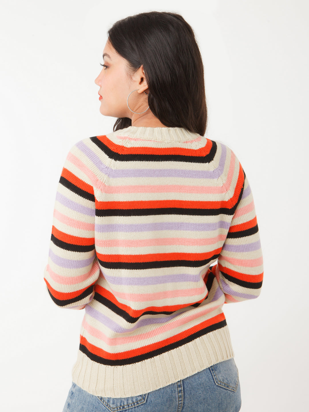 Multicolored Striped Sweater