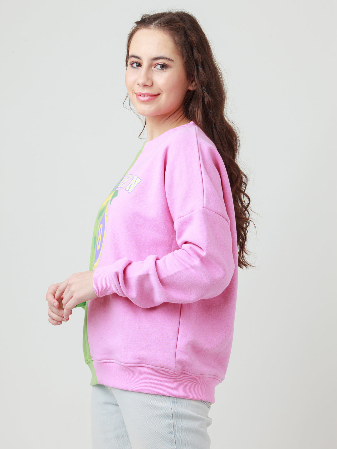 Multicolor Colourblocked Sweatshirt