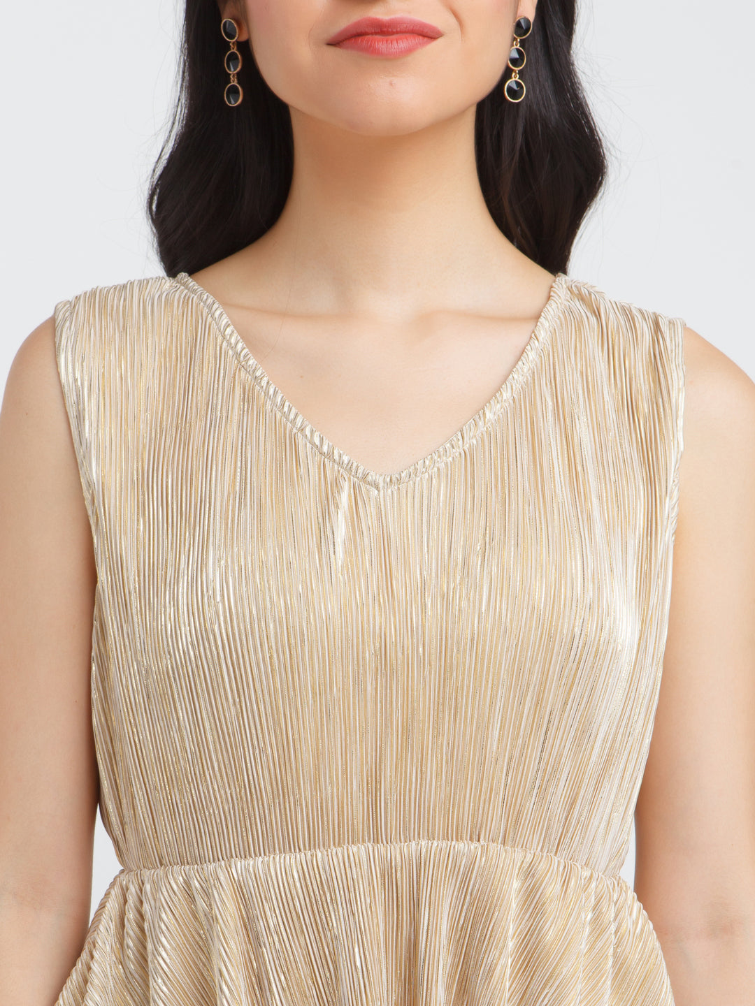 Gold Striped Top