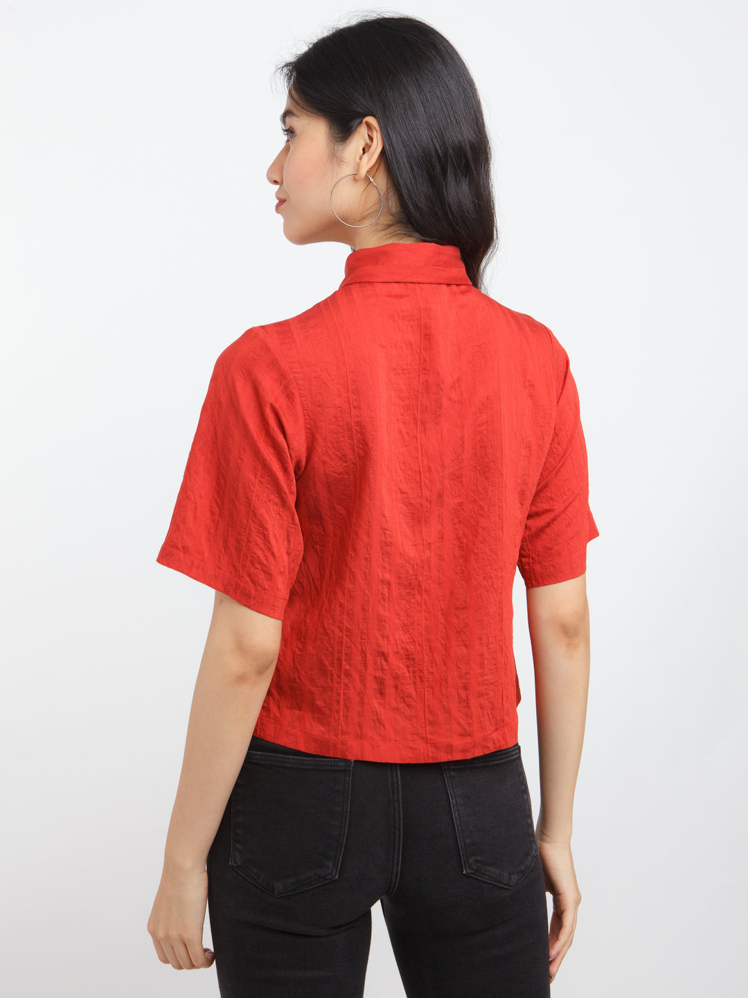 Red Solid Shirt