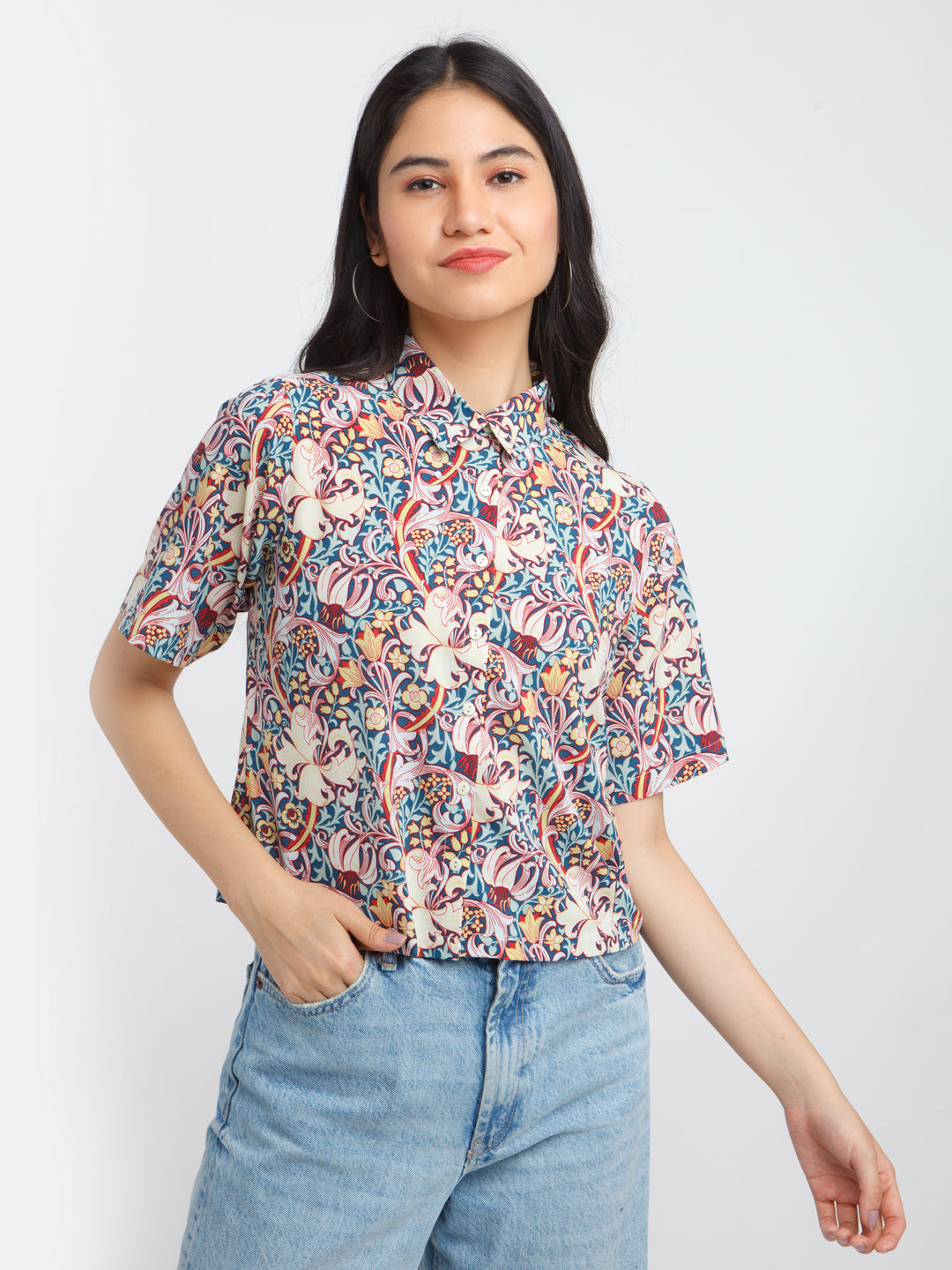 Multicolored Printed shirt