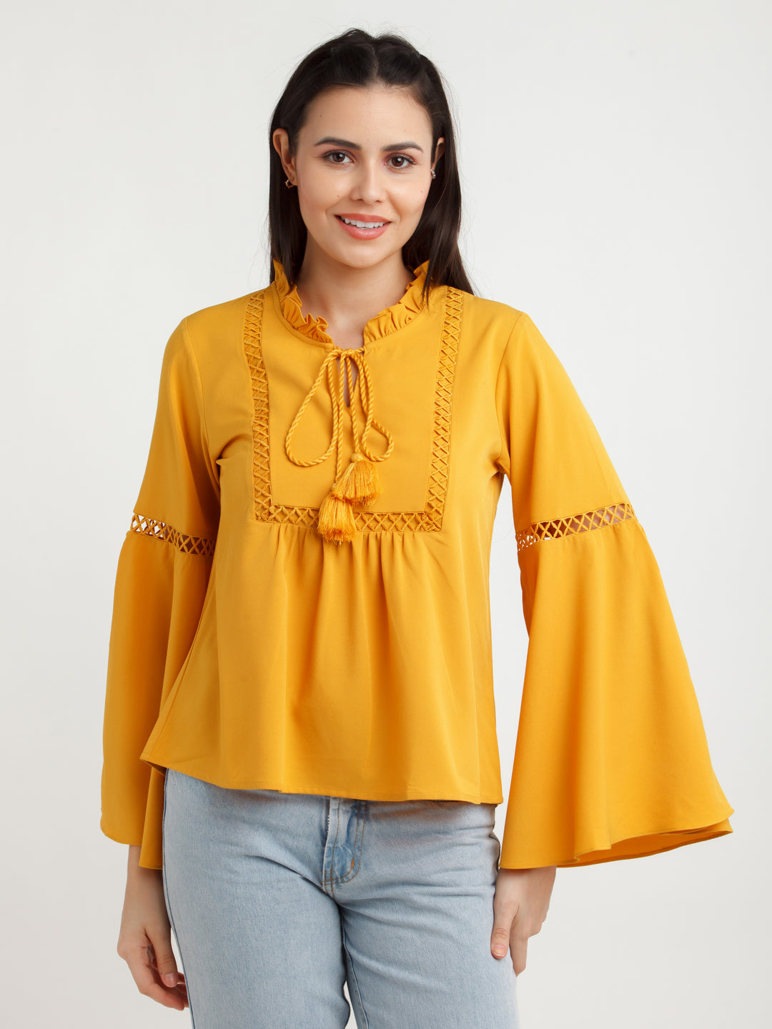 Mustard Solid Top