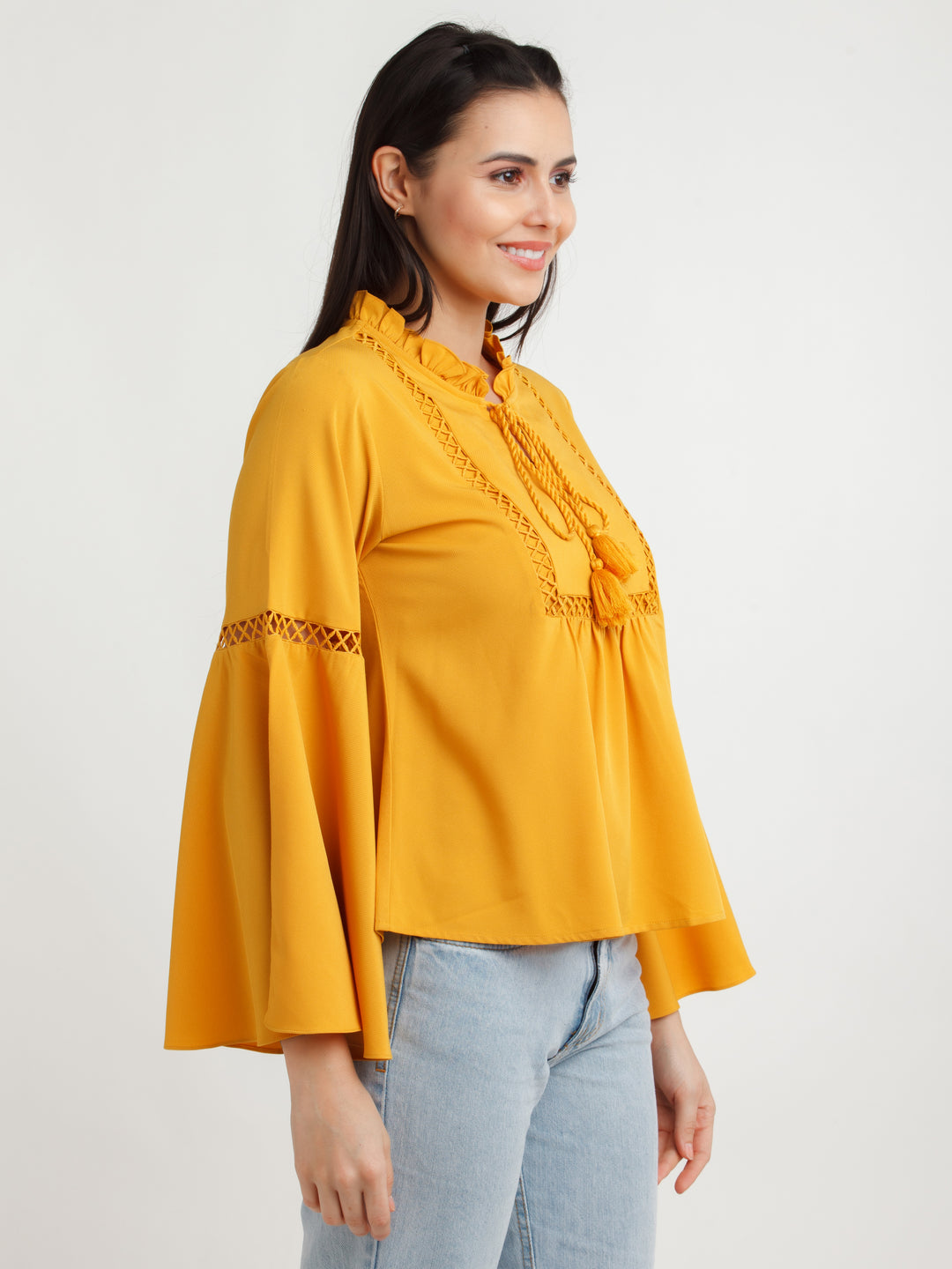 Mustard Solid Top