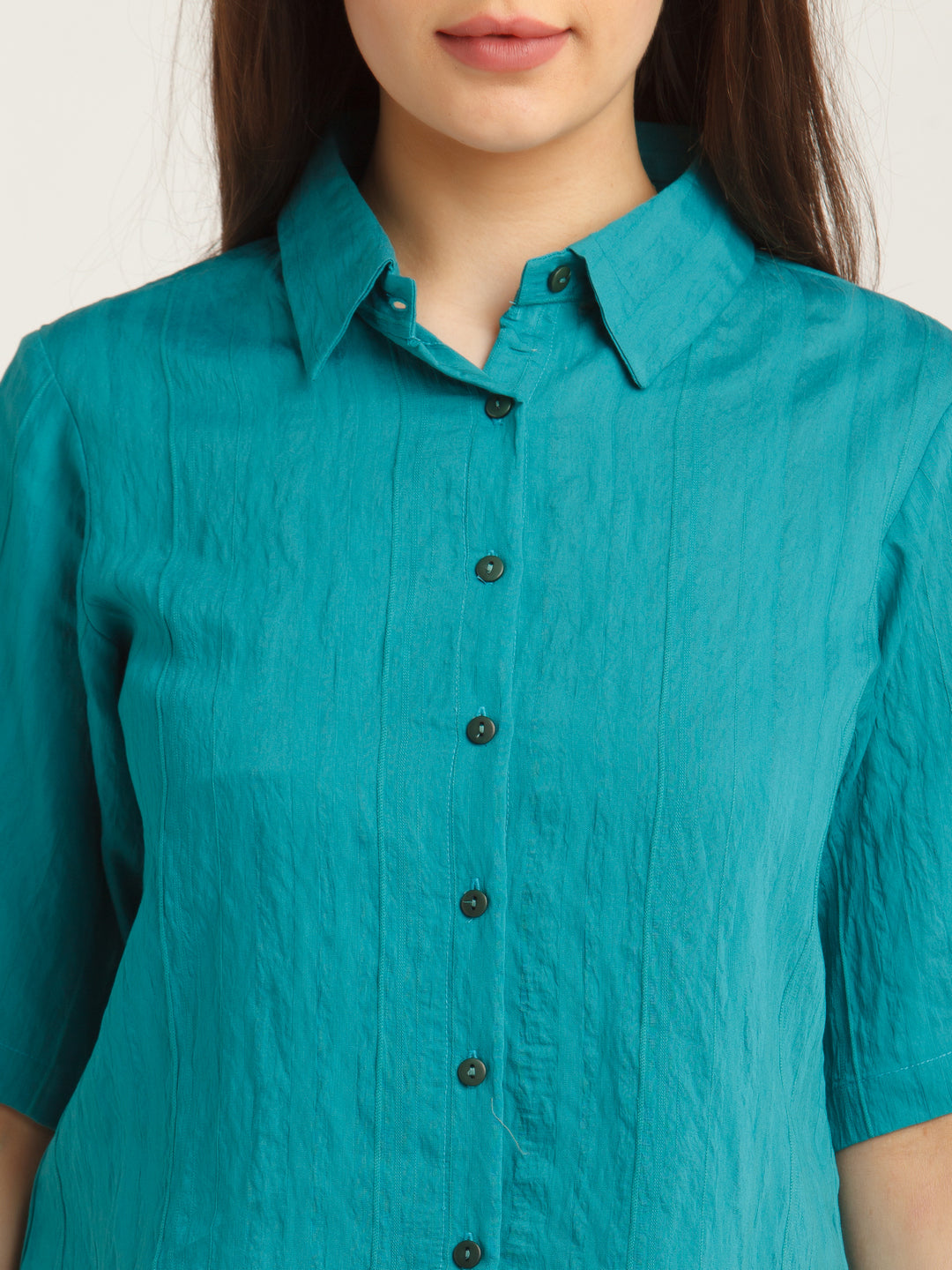 Teal Solid Shirt