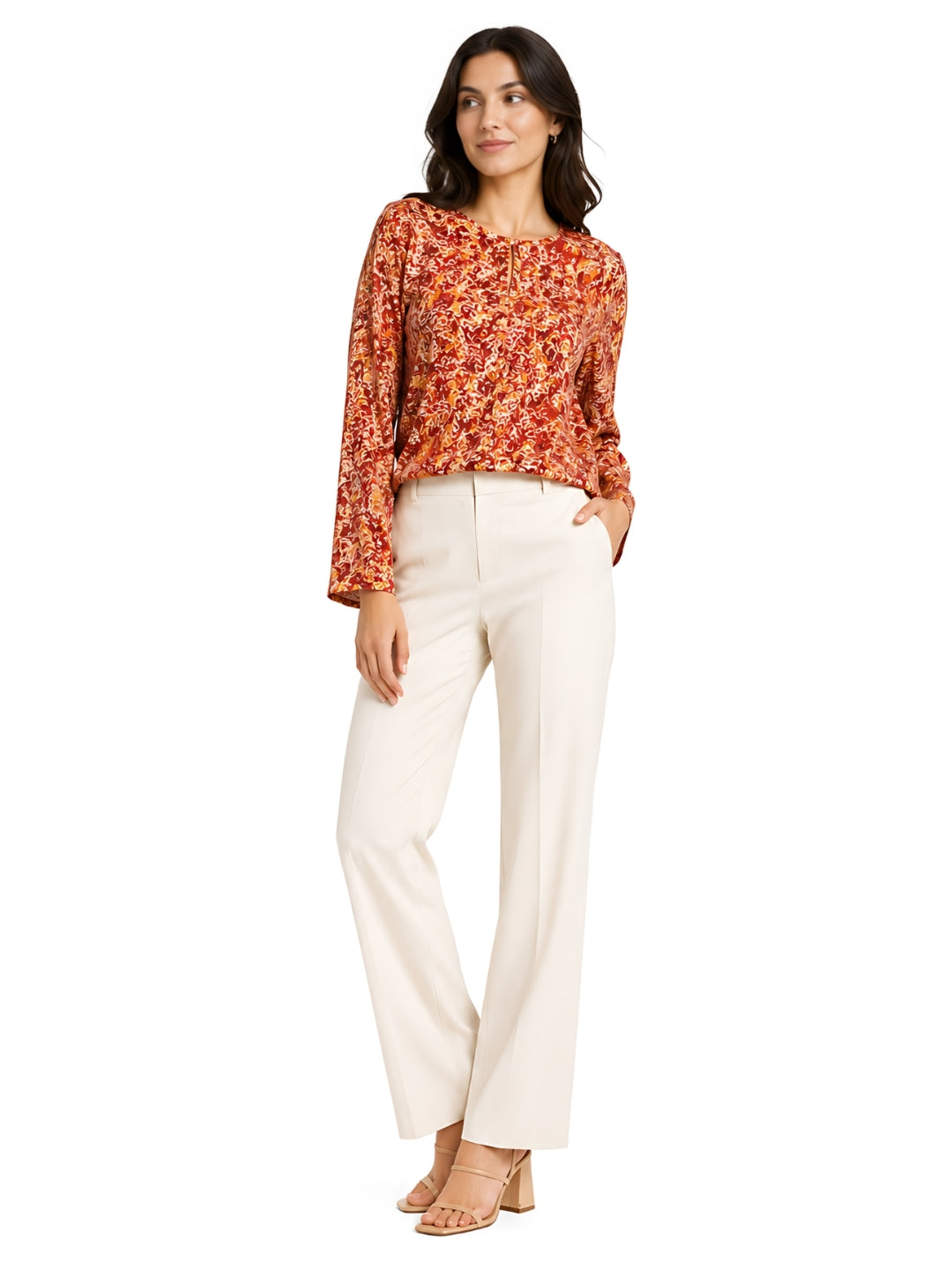 Multi Color Printed Top