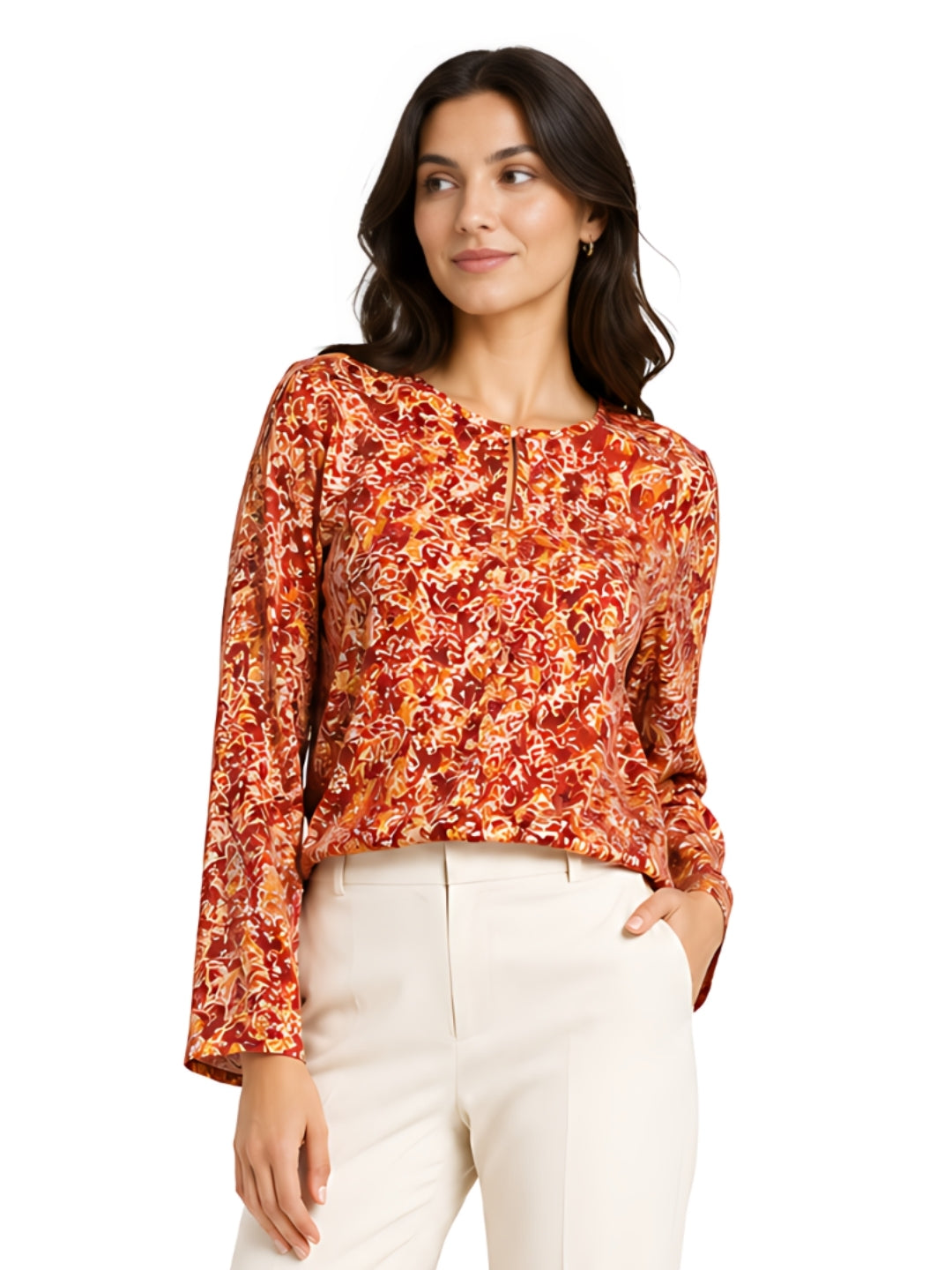 Multi Color Printed Top