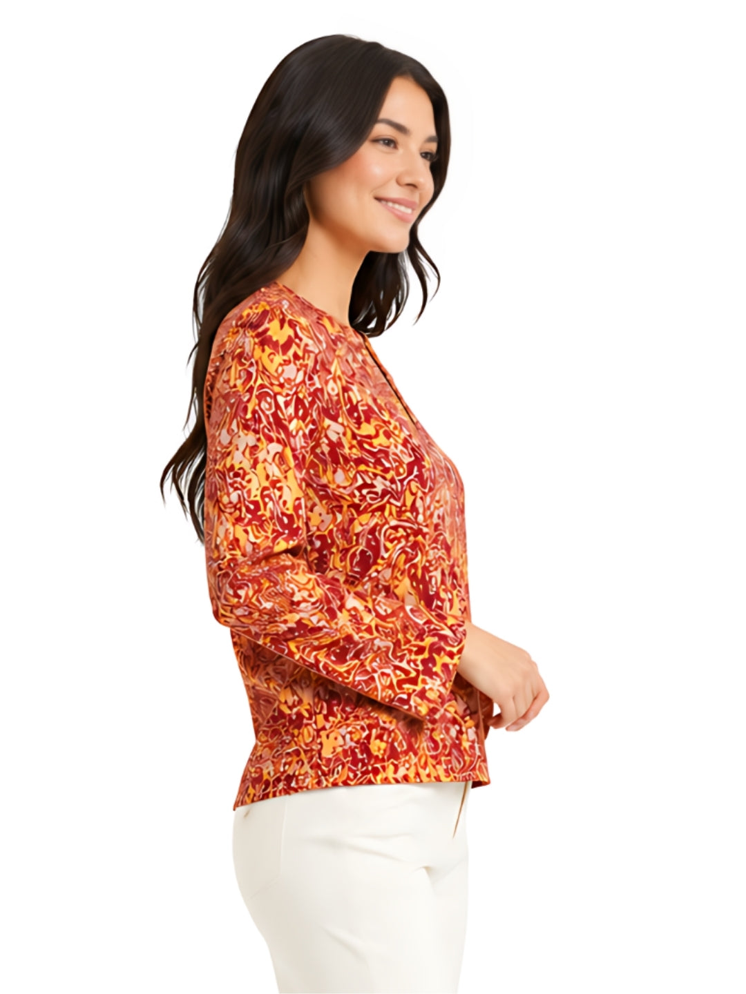 Multi Color Printed Top