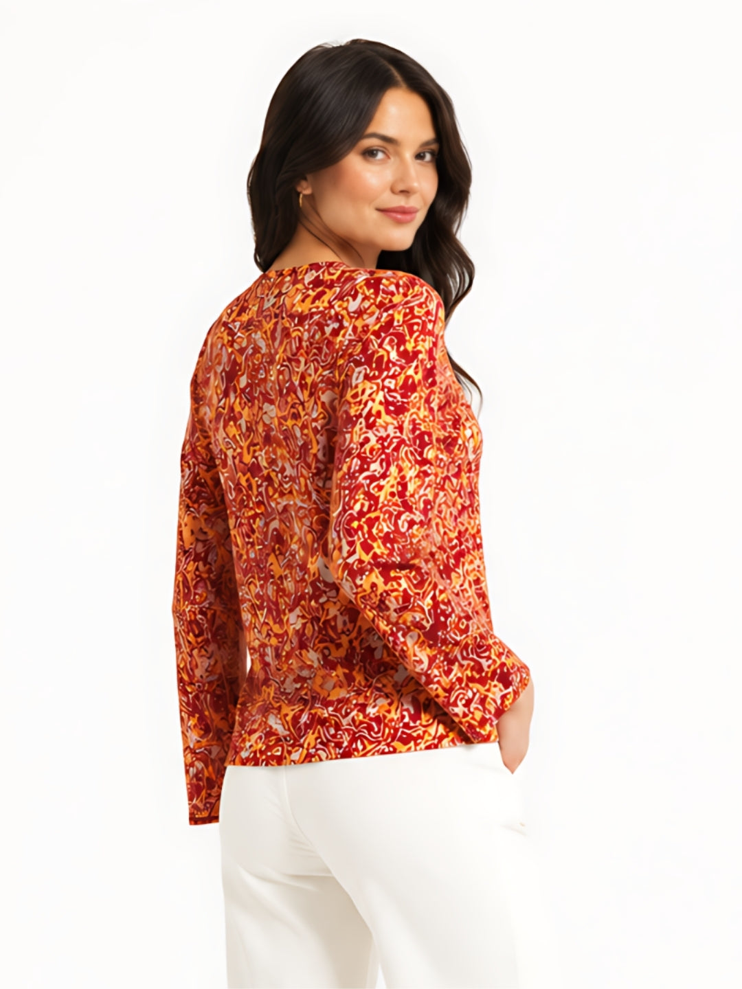 Multi Color Printed Top