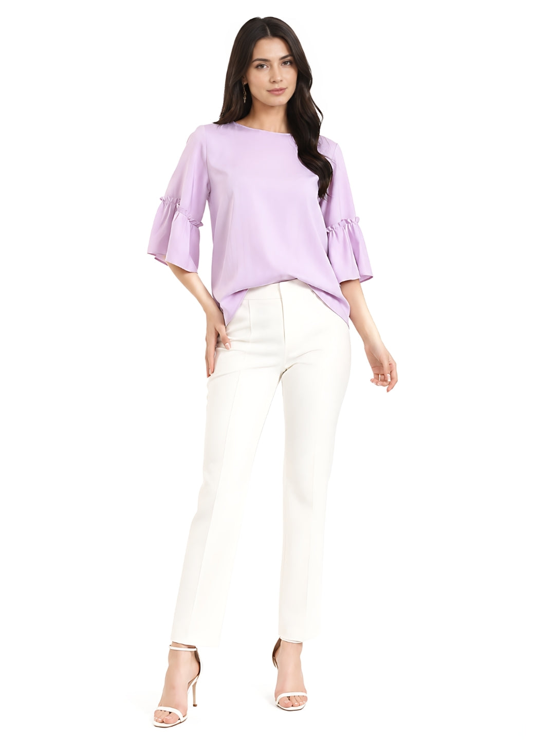 Purple Solid Top