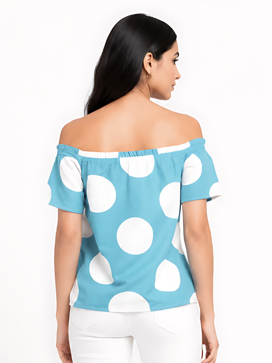 Blue Printed Top