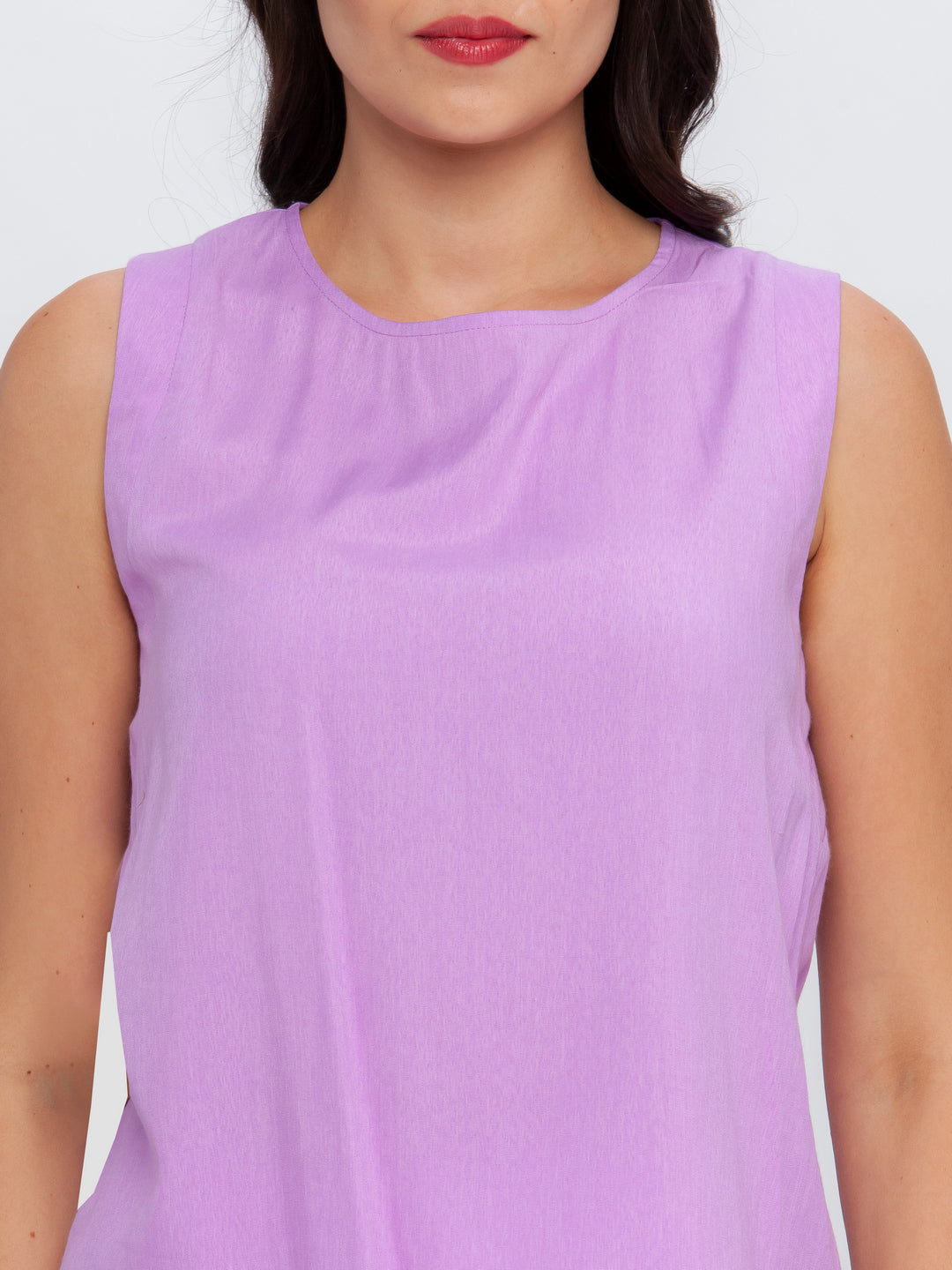 Purple Solid Top