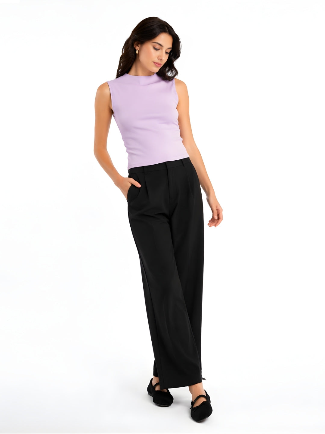 Lavender Solid Top
