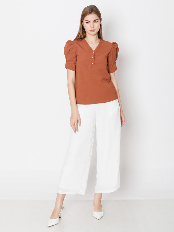 Brown-Solid-Textured-Basic-Top-5