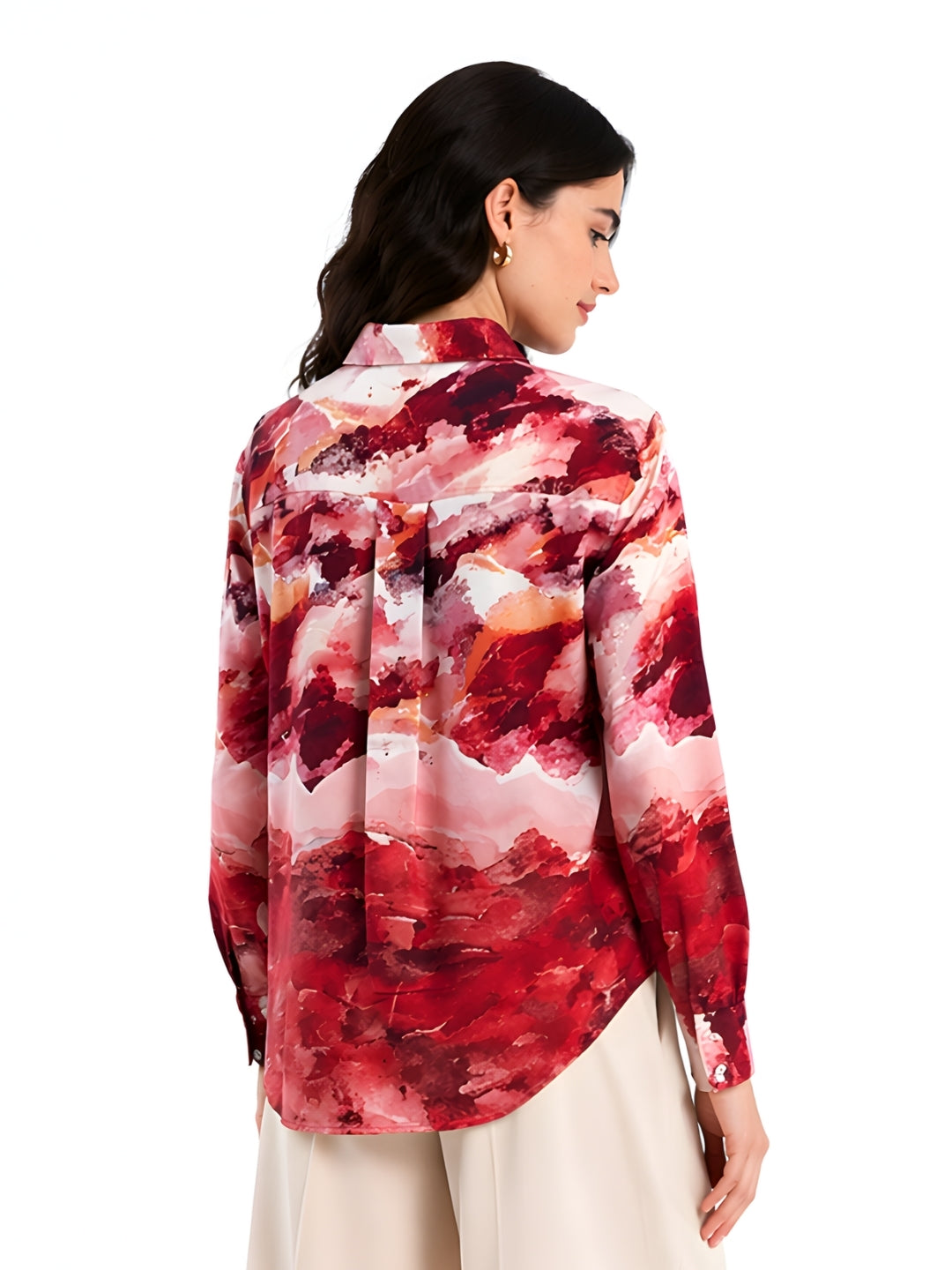 Zink London Women's Multi Abstract Top