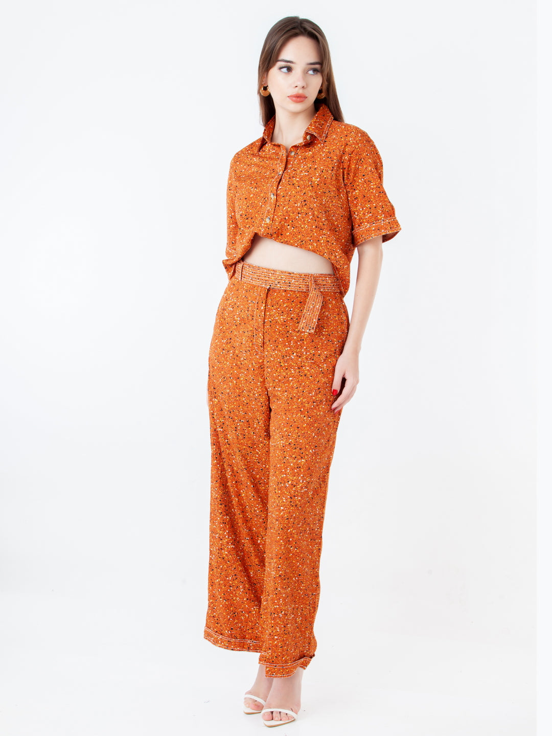 Abstract Printed Co-Ord Set