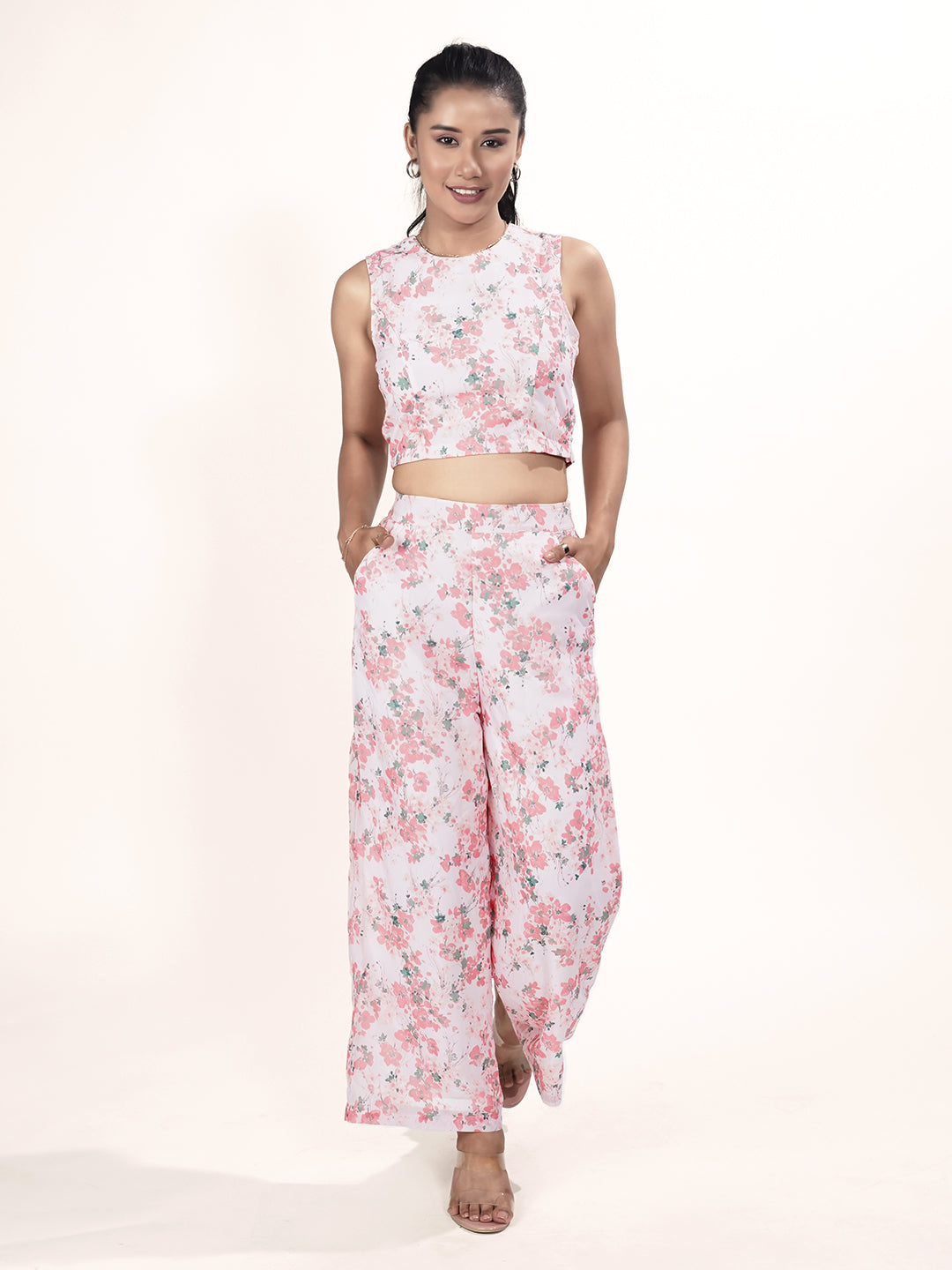 Pink Floral Co-Ord Set