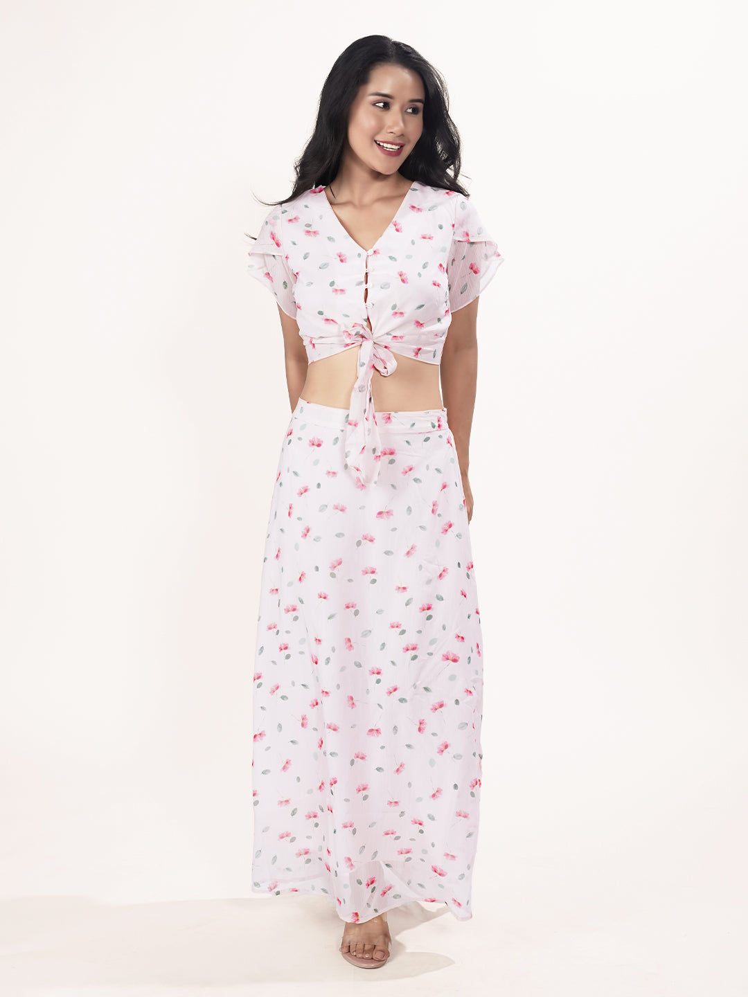 Pink Floral Co-Ord Set