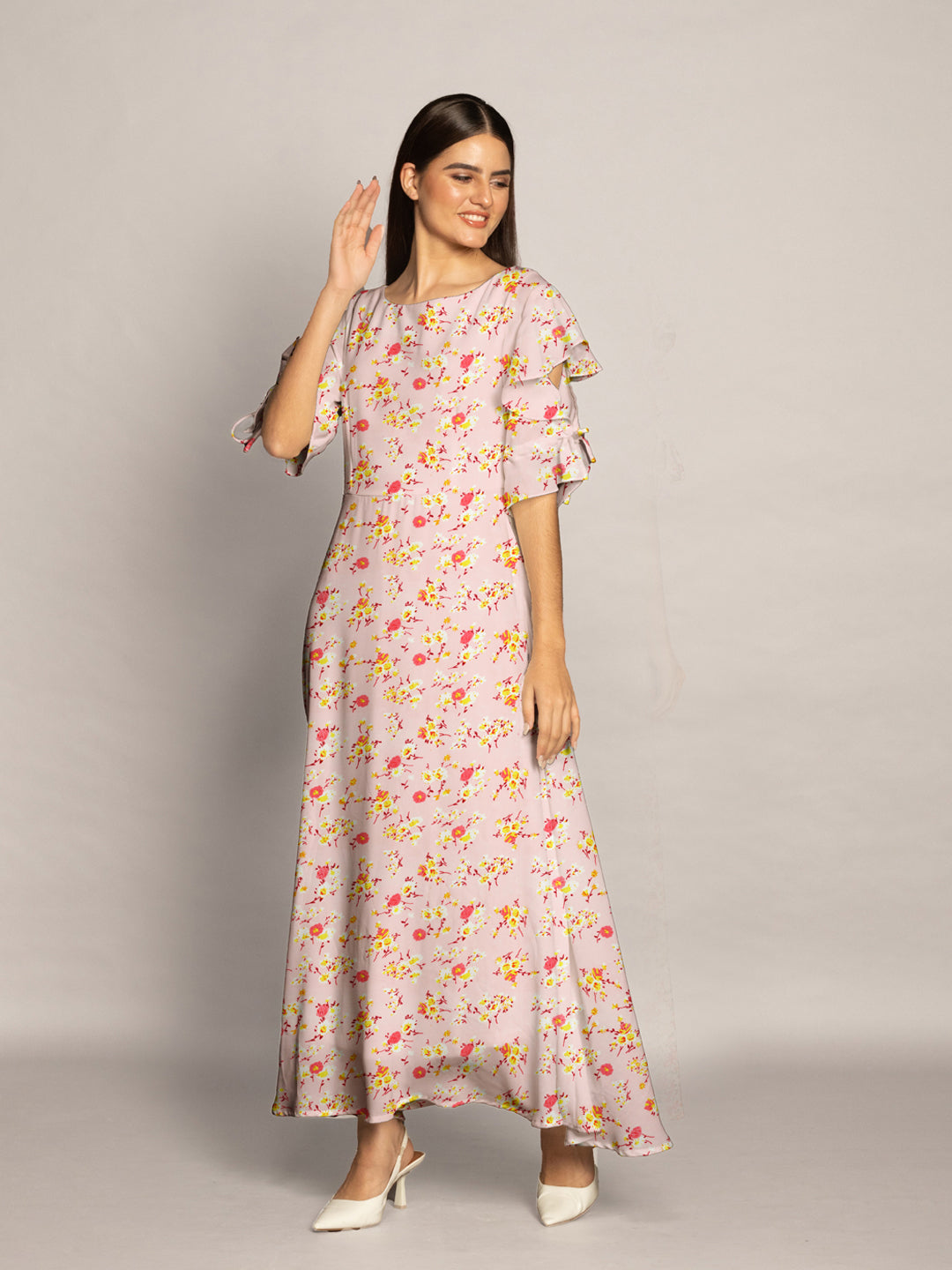 Floral-Print-Flared-Maxi-Dress-VD04029-109-Pink-2