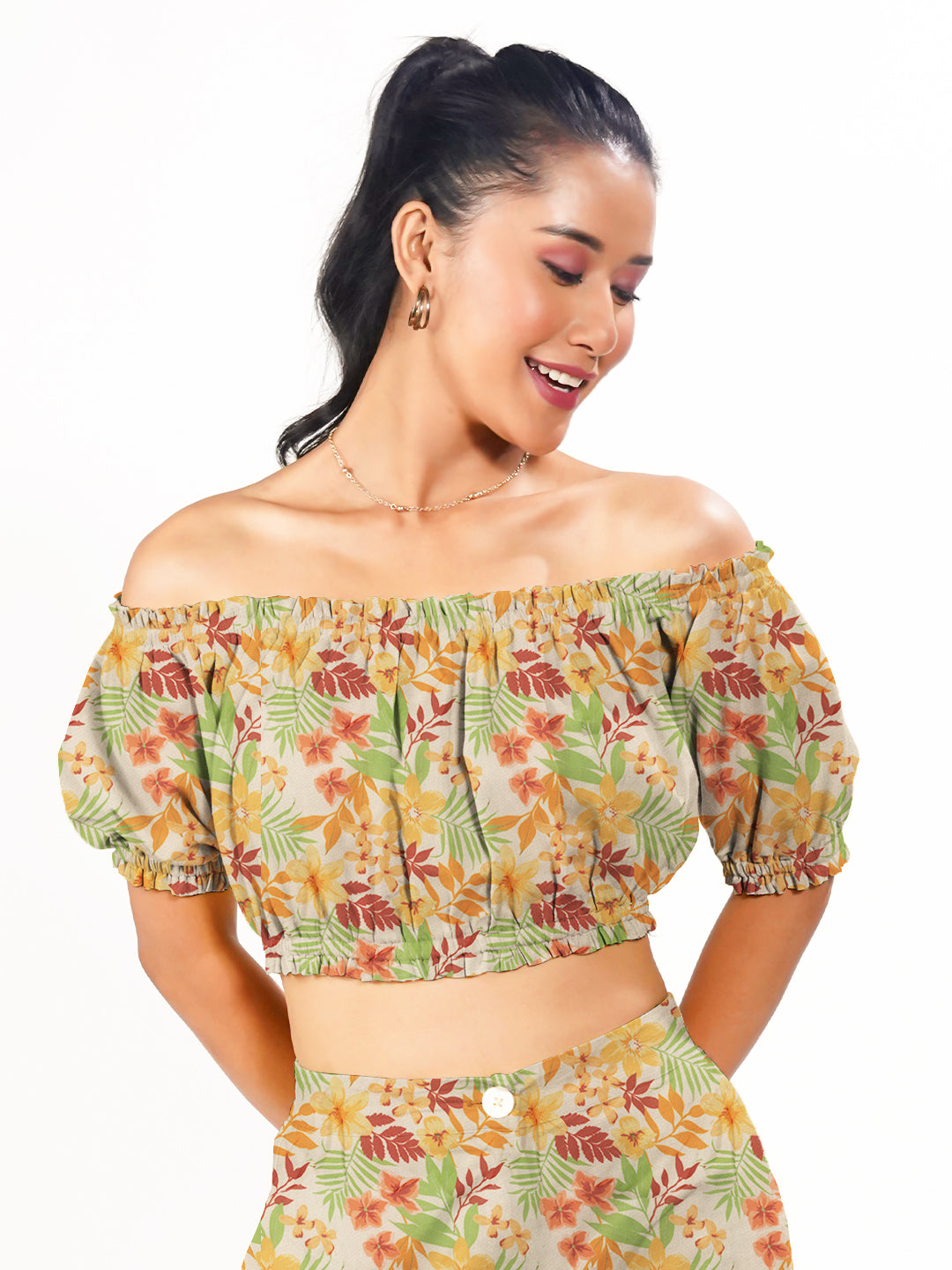 Multi-Colored Floral Top