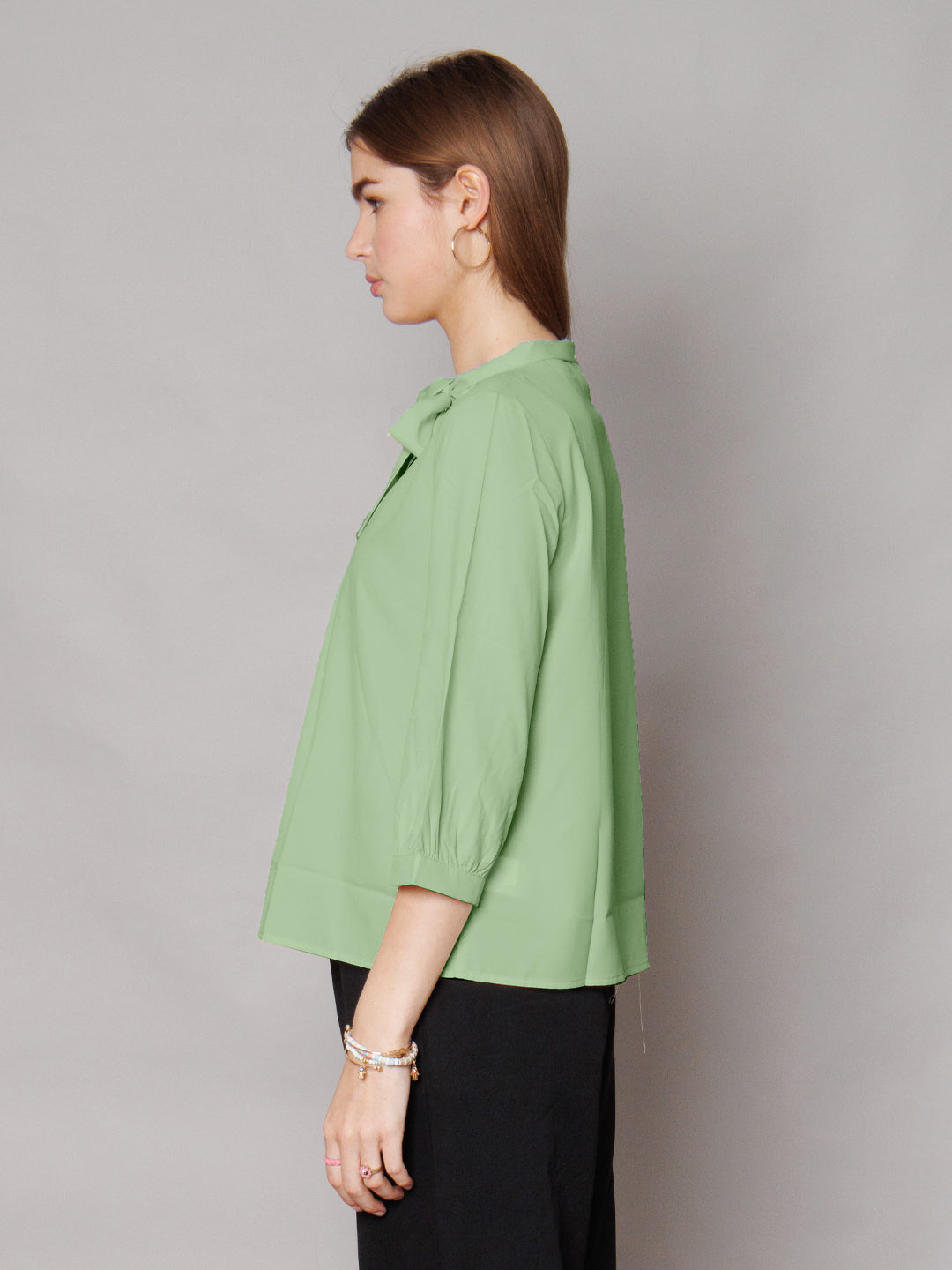 Solid Mint Regular Top