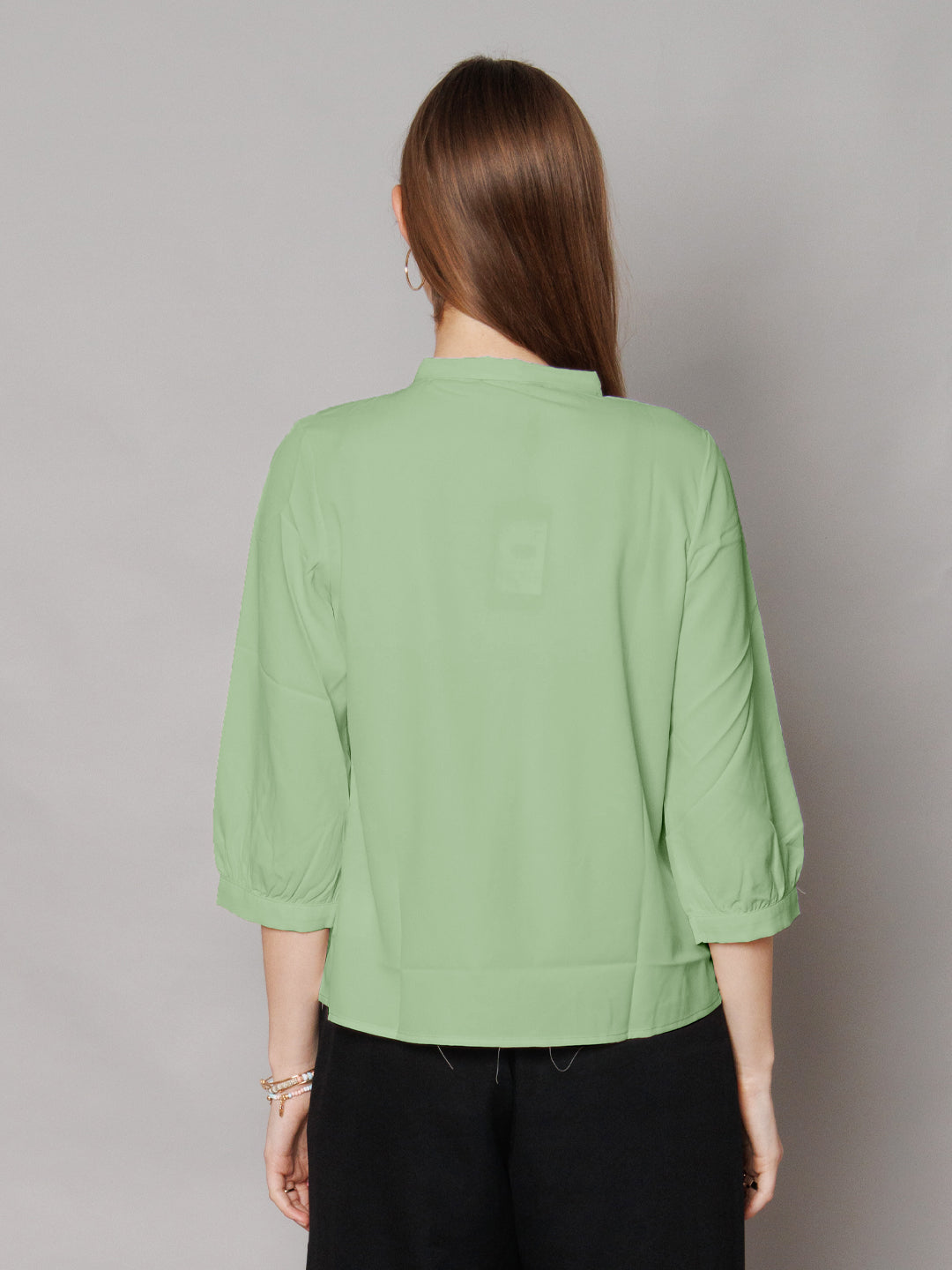 Solid Mint Regular Top