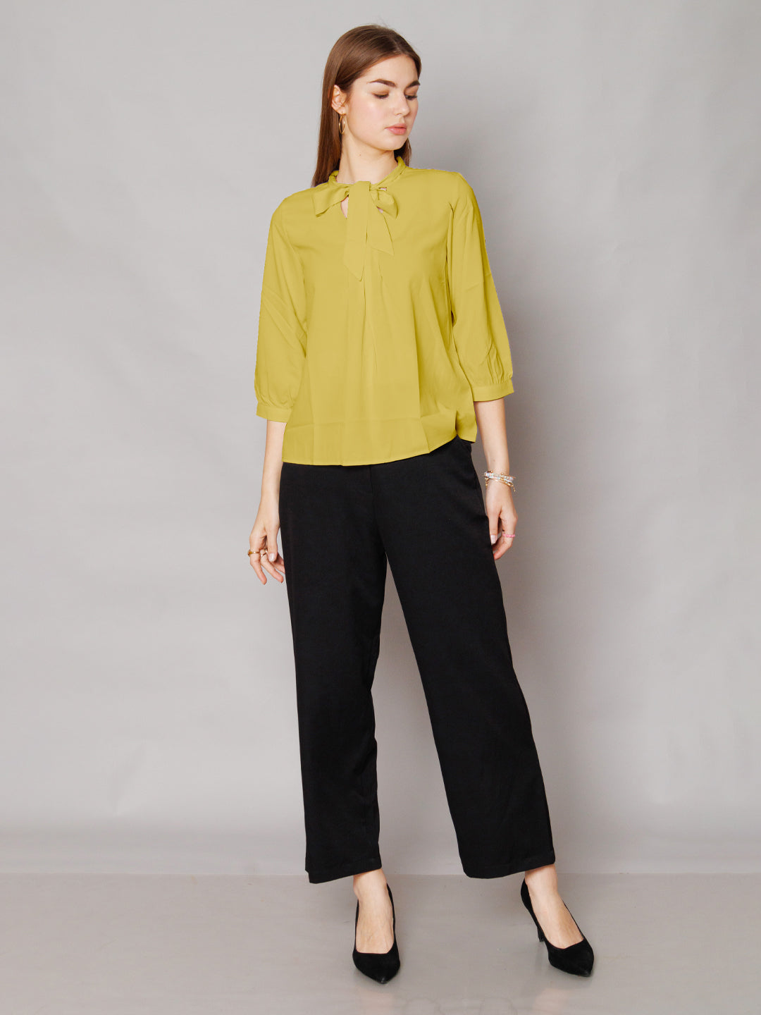 Solid Yellow Regular Top