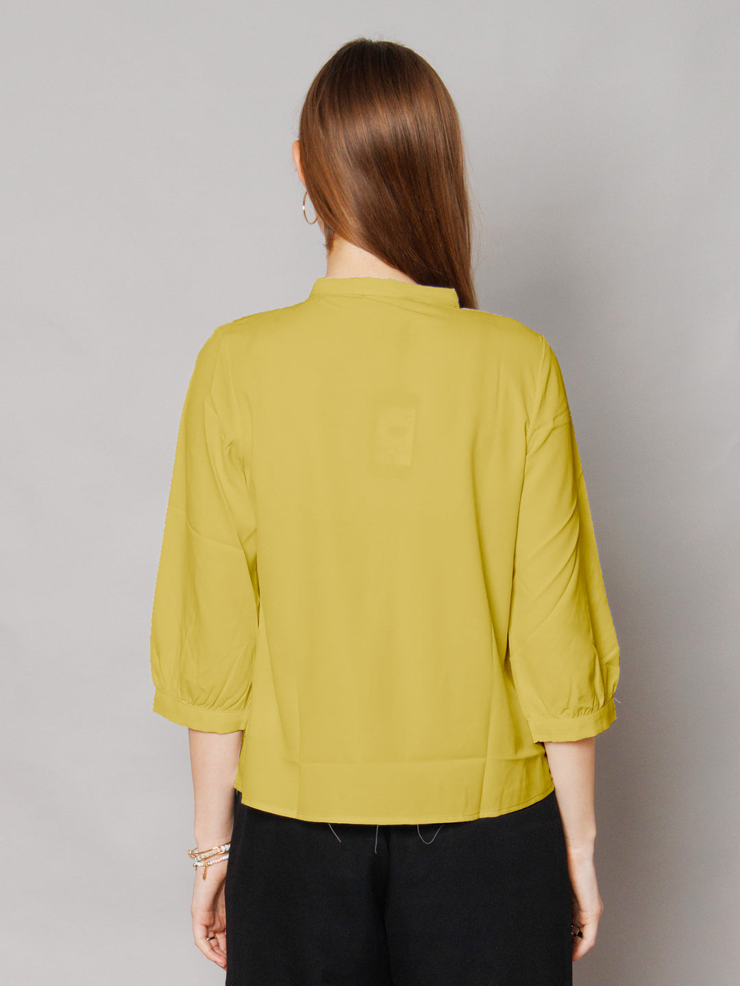 Solid Yellow Regular Top